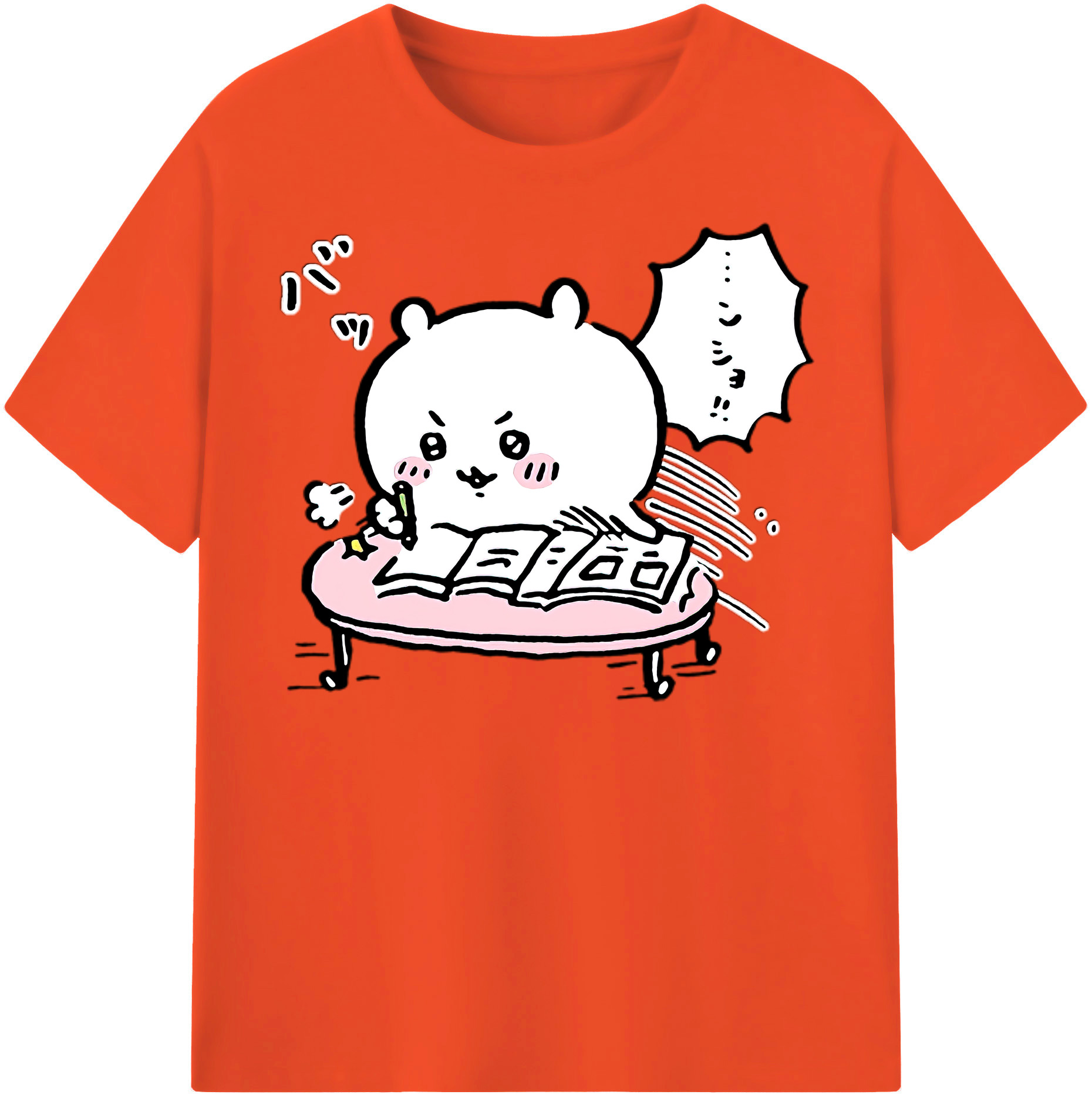 （画像用） ちいかわ ちいかわ Chii-kawa chiikawa 綿100％半袖Tシャツ（フロントプリント）