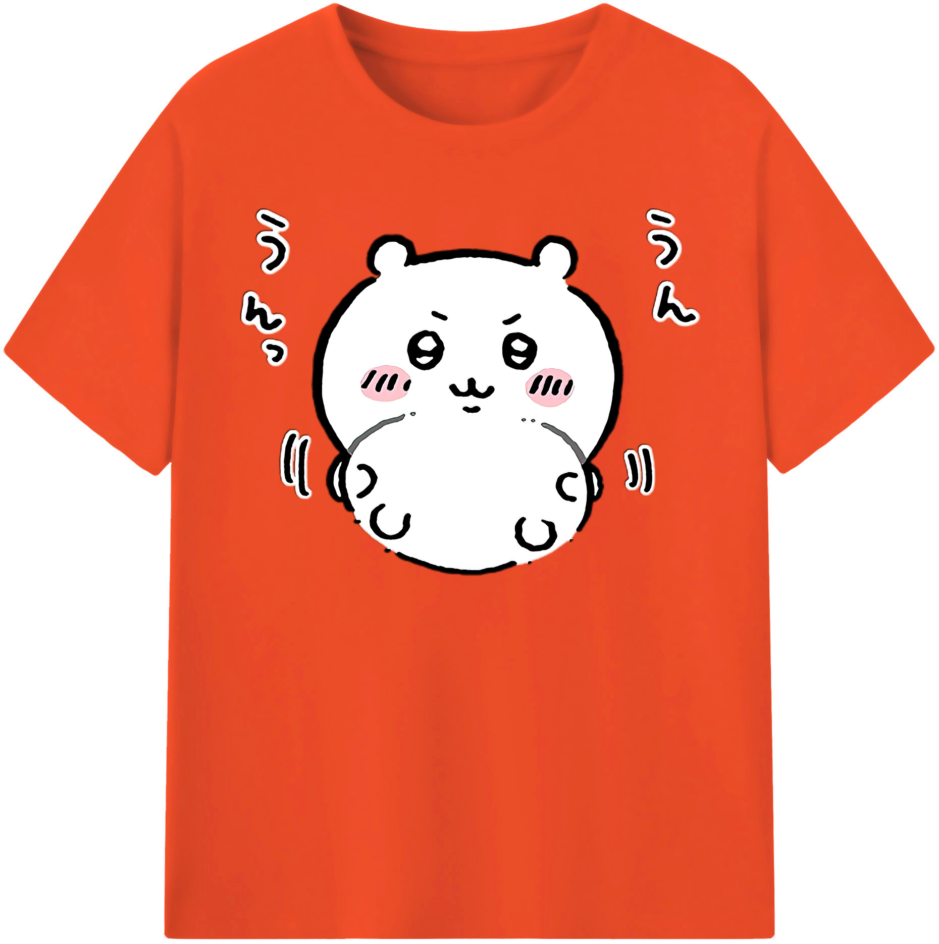 （画像用） ちいかわ ちいかわ Chii-kawa chiikawa 綿100％半袖Tシャツ（フロントプリント）