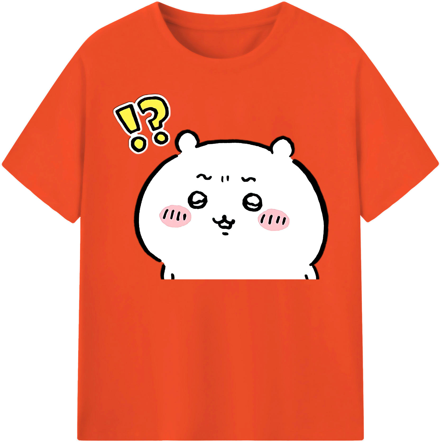 （画像用） ちいかわ ちいかわ Chii-kawa chiikawa 綿100％半袖Tシャツ（フロントプリント）