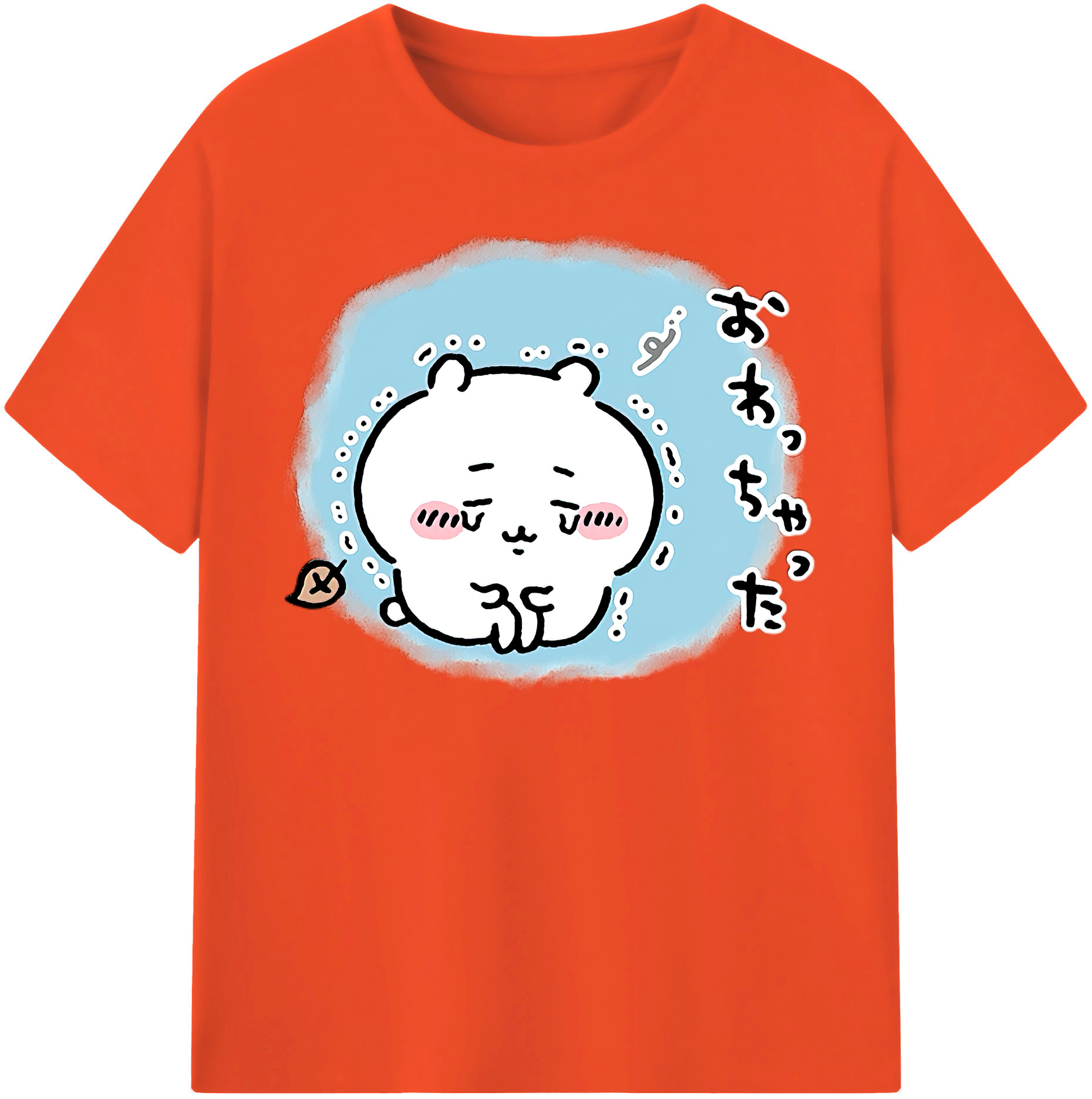 （画像用） ちいかわ ちいかわ Chii-kawa chiikawa 綿100％半袖Tシャツ（フロントプリント）