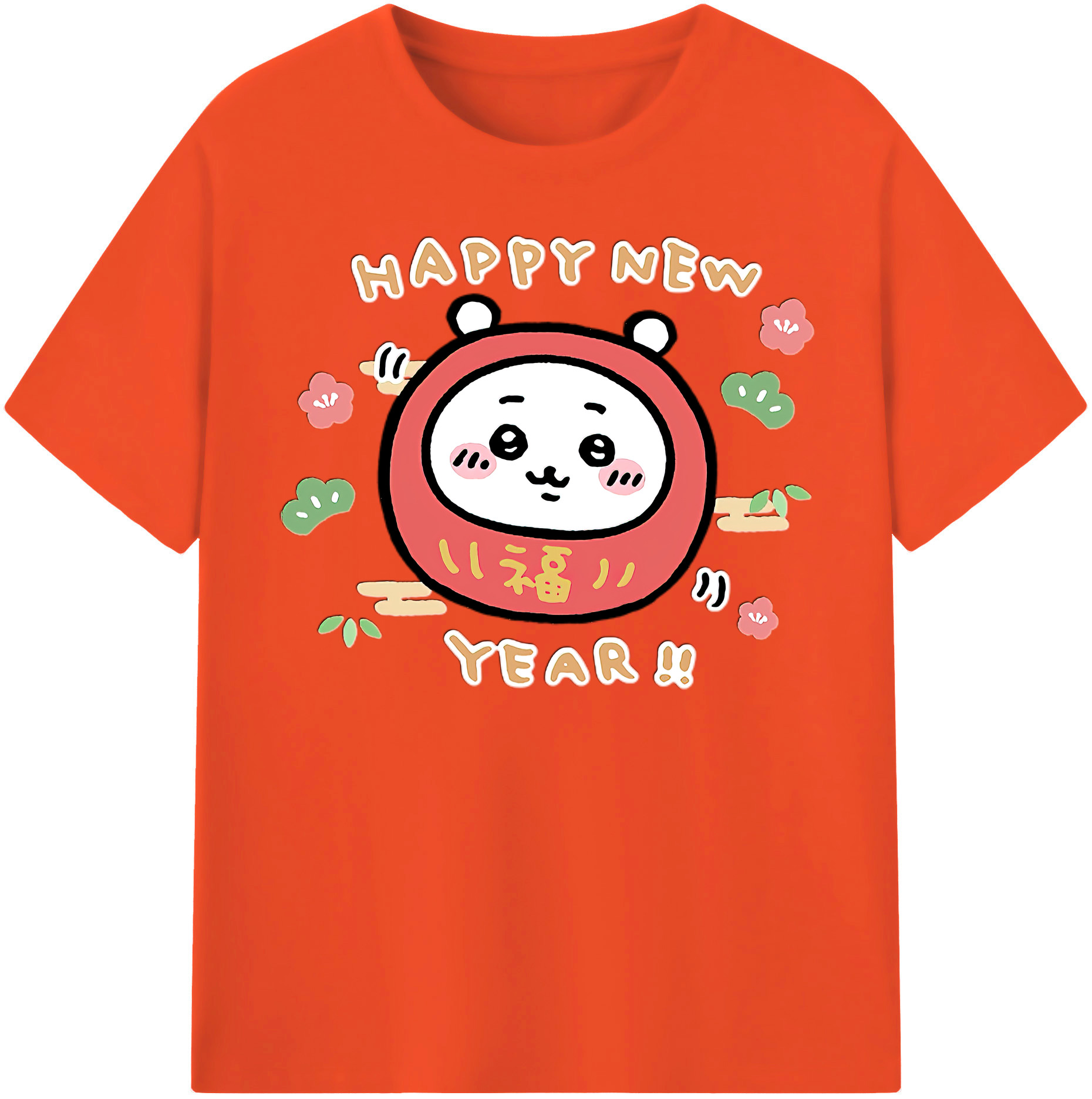 （画像用） ちいかわ ちいかわ Chii-kawa chiikawa 綿100％半袖Tシャツ（フロントプリント）