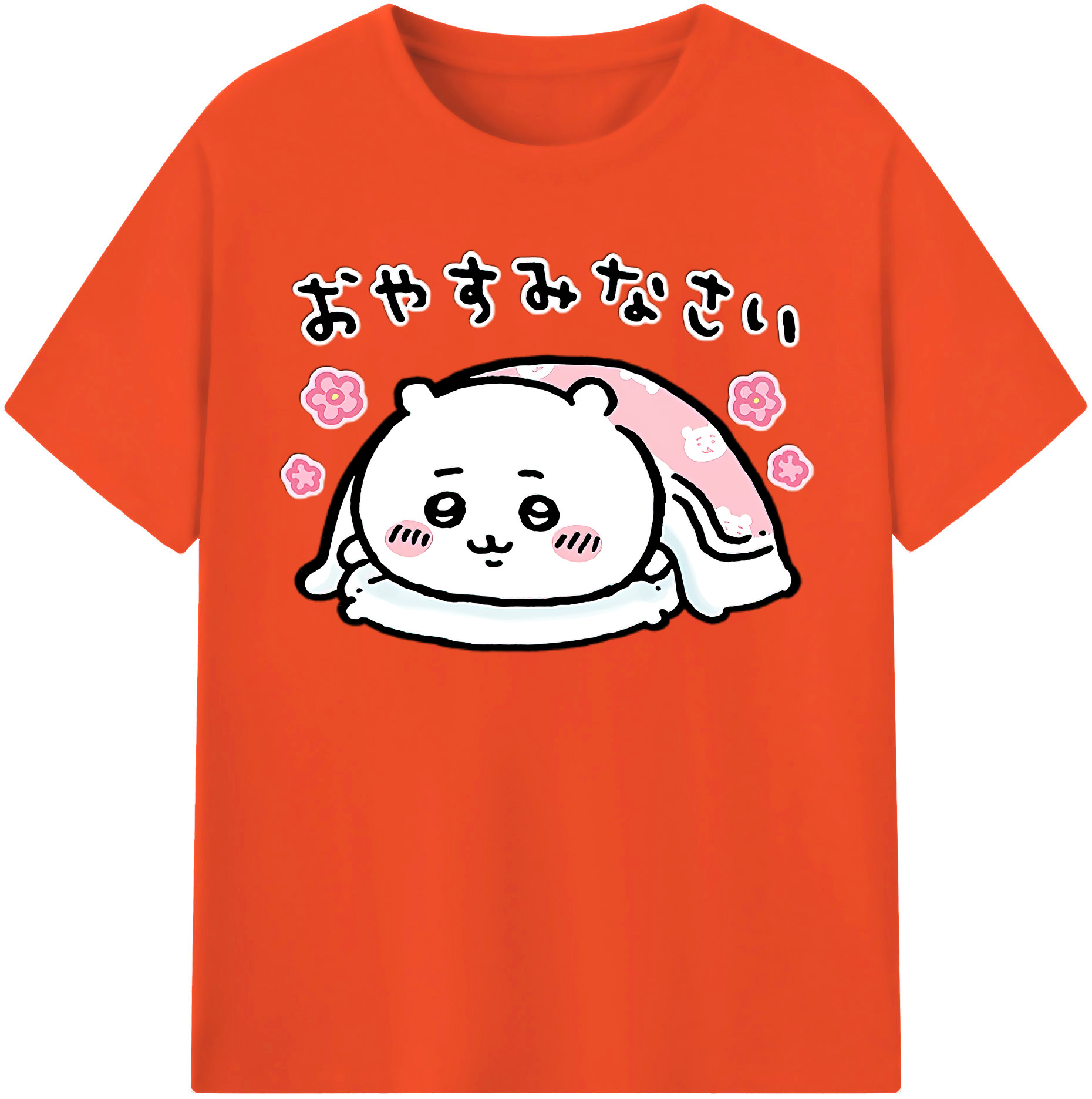 （画像用） ちいかわ ちいかわ Chii-kawa chiikawa 綿100％半袖Tシャツ（フロントプリント）