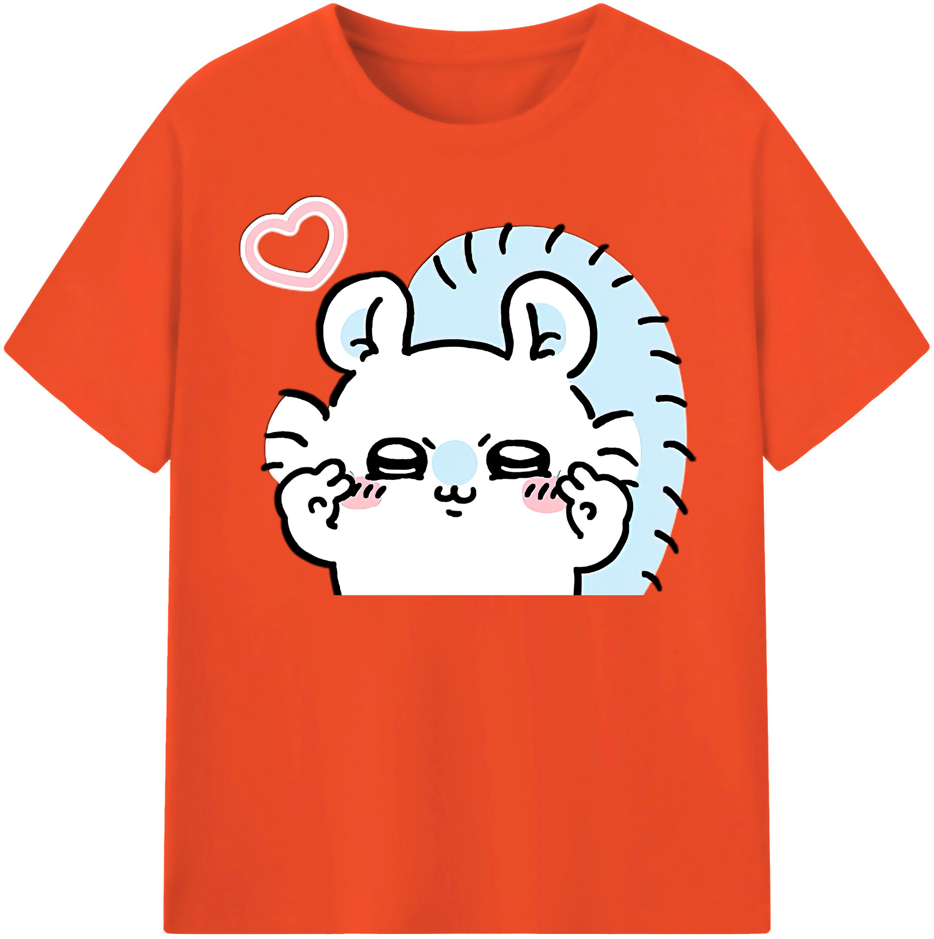 （画像用） ちいかわ モモンガ Chii-kawa Momonga 綿100％半袖Tシャツ（フロントプリント）