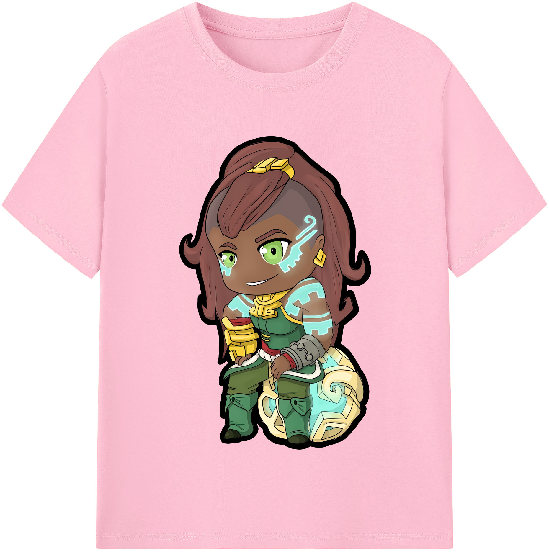 （画像用） ちいかわ ハチワレ Chii-kawa hachiware 綿100％半袖Tシャツ（フロントプリント）