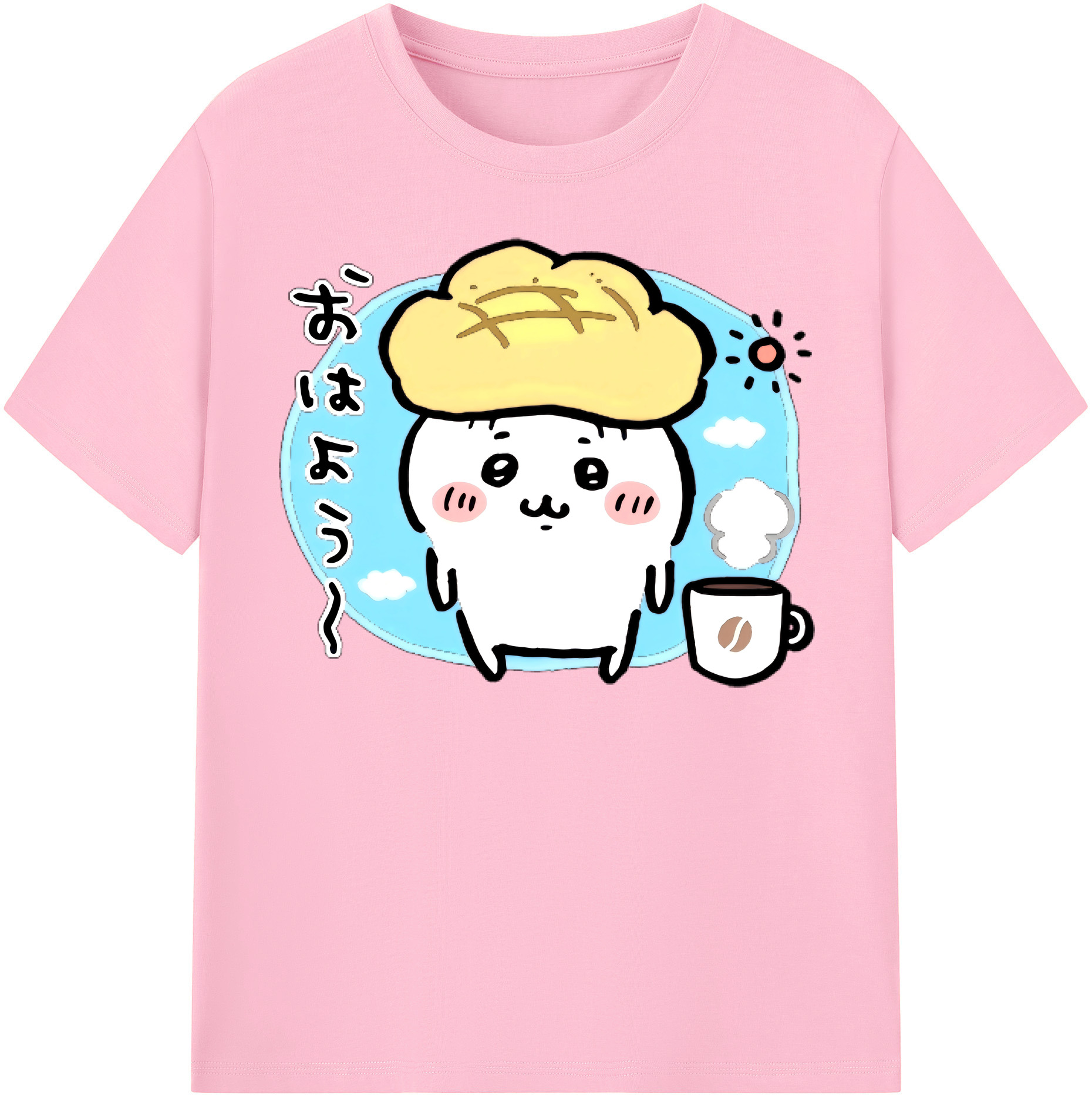 （画像用） ちいかわ ちいかわ Chii-kawa chiikawa 綿100％半袖Tシャツ（フロントプリント）
