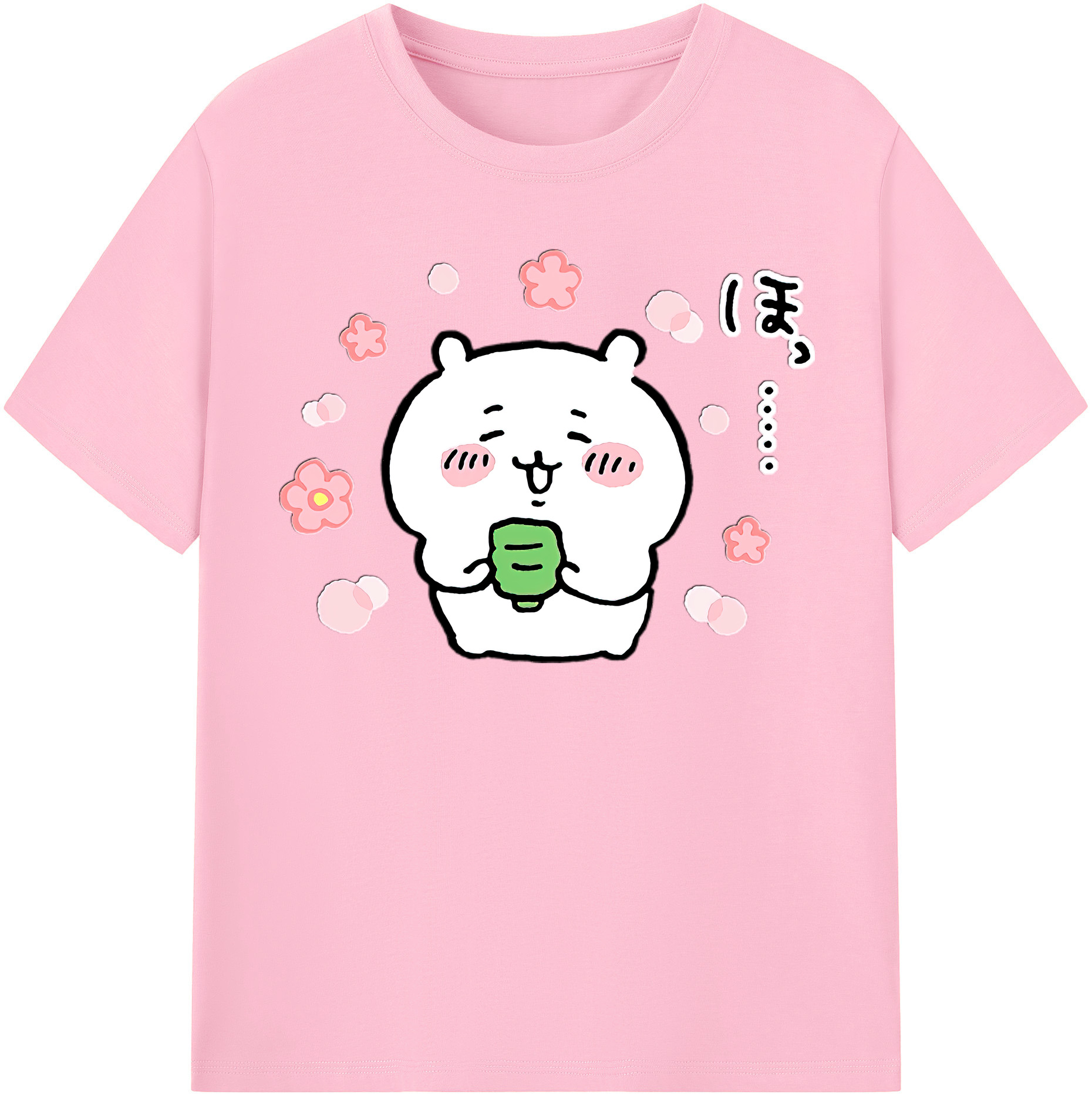 （画像用） ちいかわ ちいかわ Chii-kawa chiikawa 綿100％半袖Tシャツ（フロントプリント）