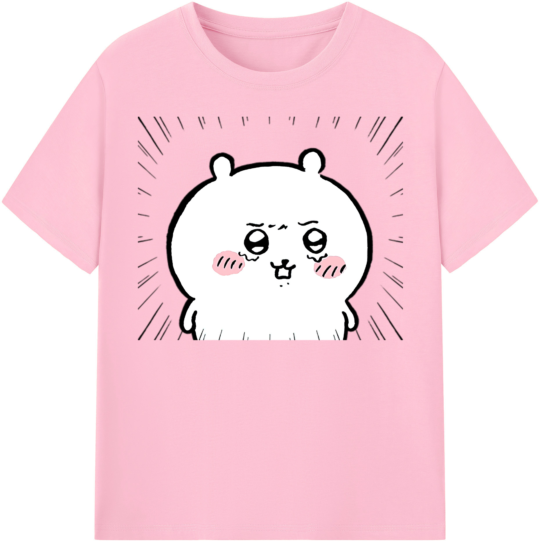 （画像用） ちいかわ ちいかわ Chii-kawa chiikawa 綿100％半袖Tシャツ（フロントプリント）