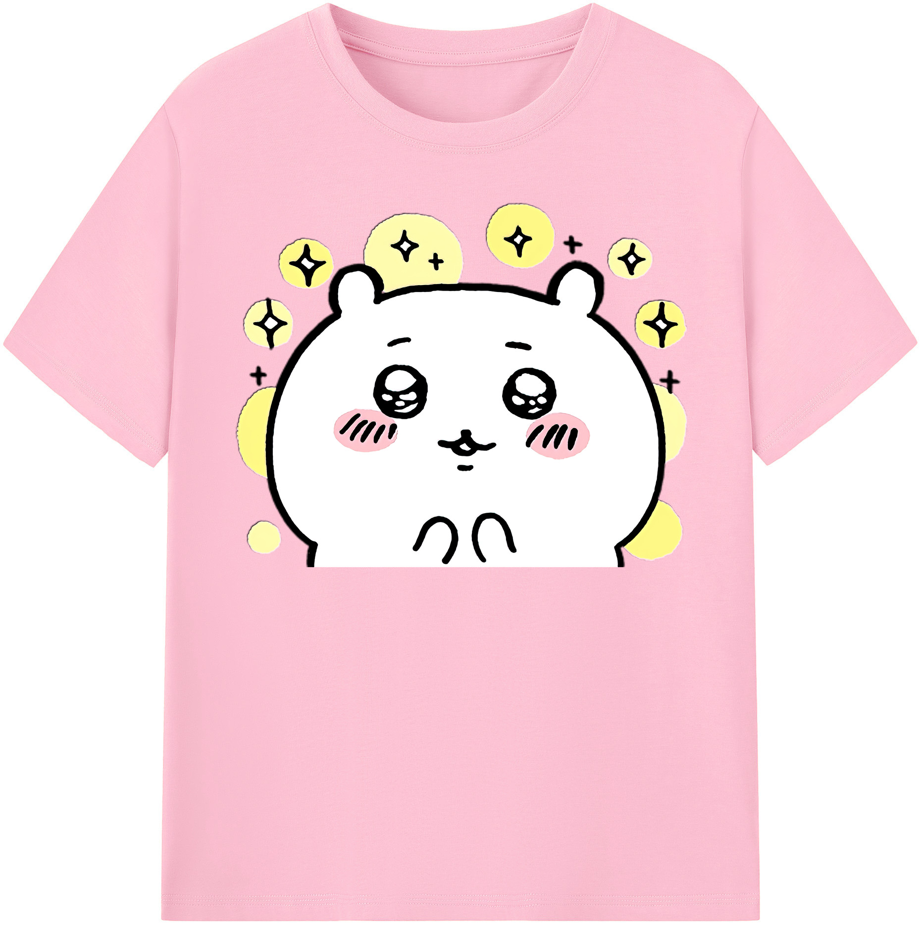 （画像用） ちいかわ ちいかわ Chii-kawa chiikawa 綿100％半袖Tシャツ（フロントプリント）