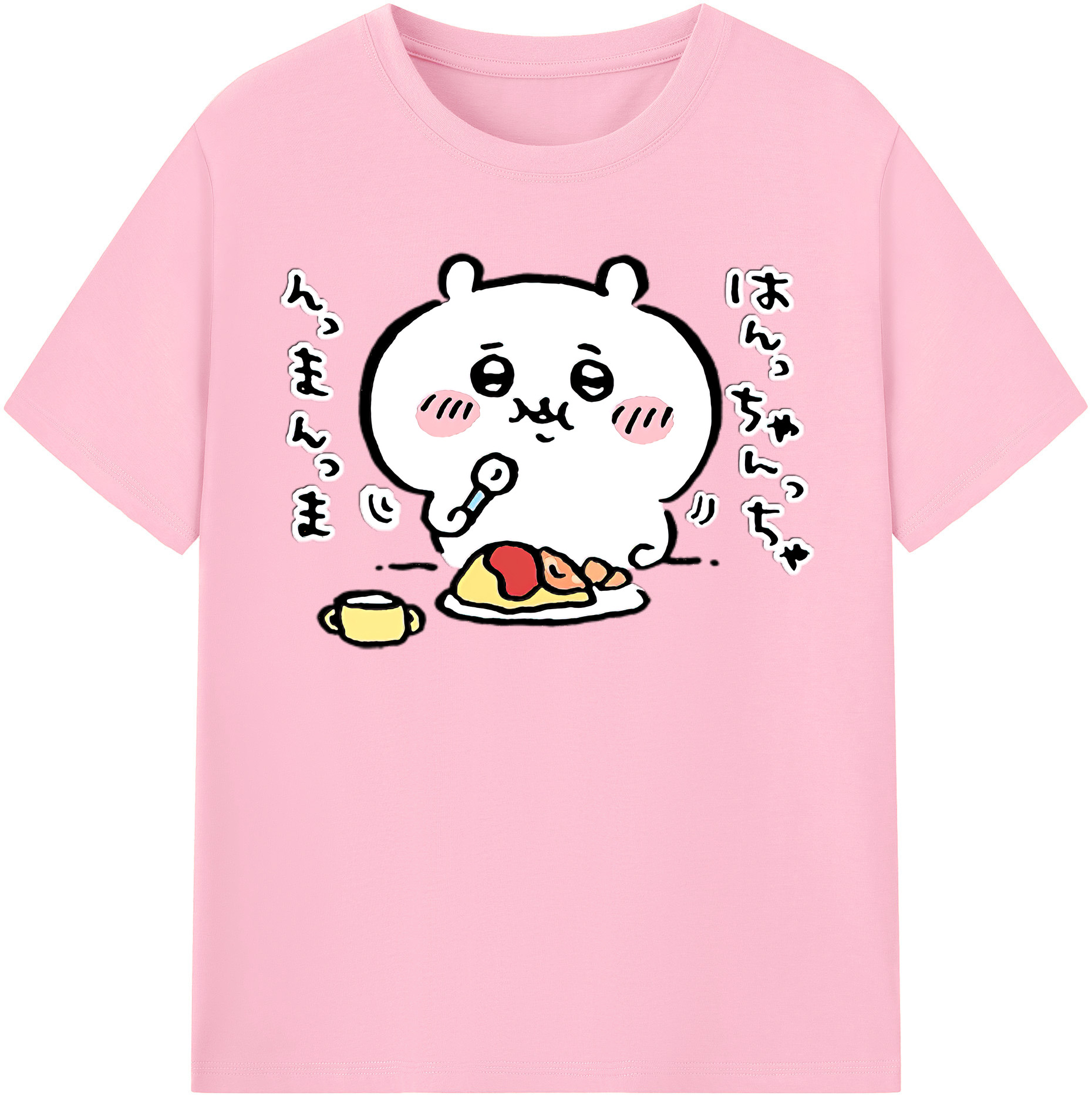 （画像用） ちいかわ ちいかわ Chii-kawa chiikawa 綿100％半袖Tシャツ（フロントプリント）