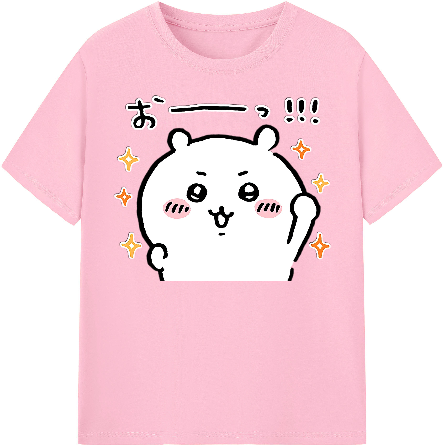（画像用） ちいかわ ちいかわ Chii-kawa chiikawa 綿100％半袖Tシャツ（フロントプリント）