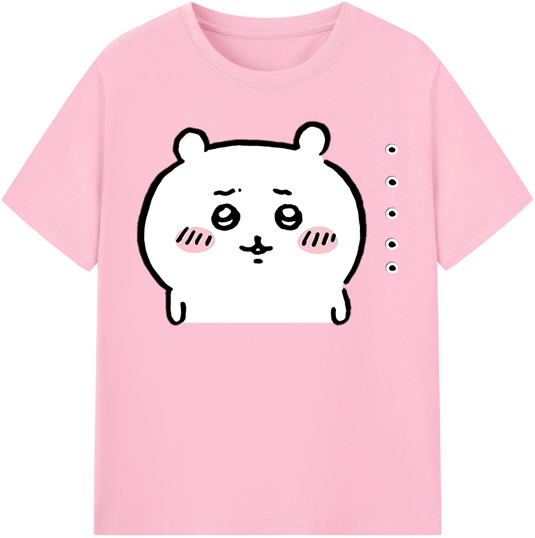 （画像用） ちいかわ ちいかわ Chii-kawa chiikawa 綿100％半袖Tシャツ（フロントプリント）
