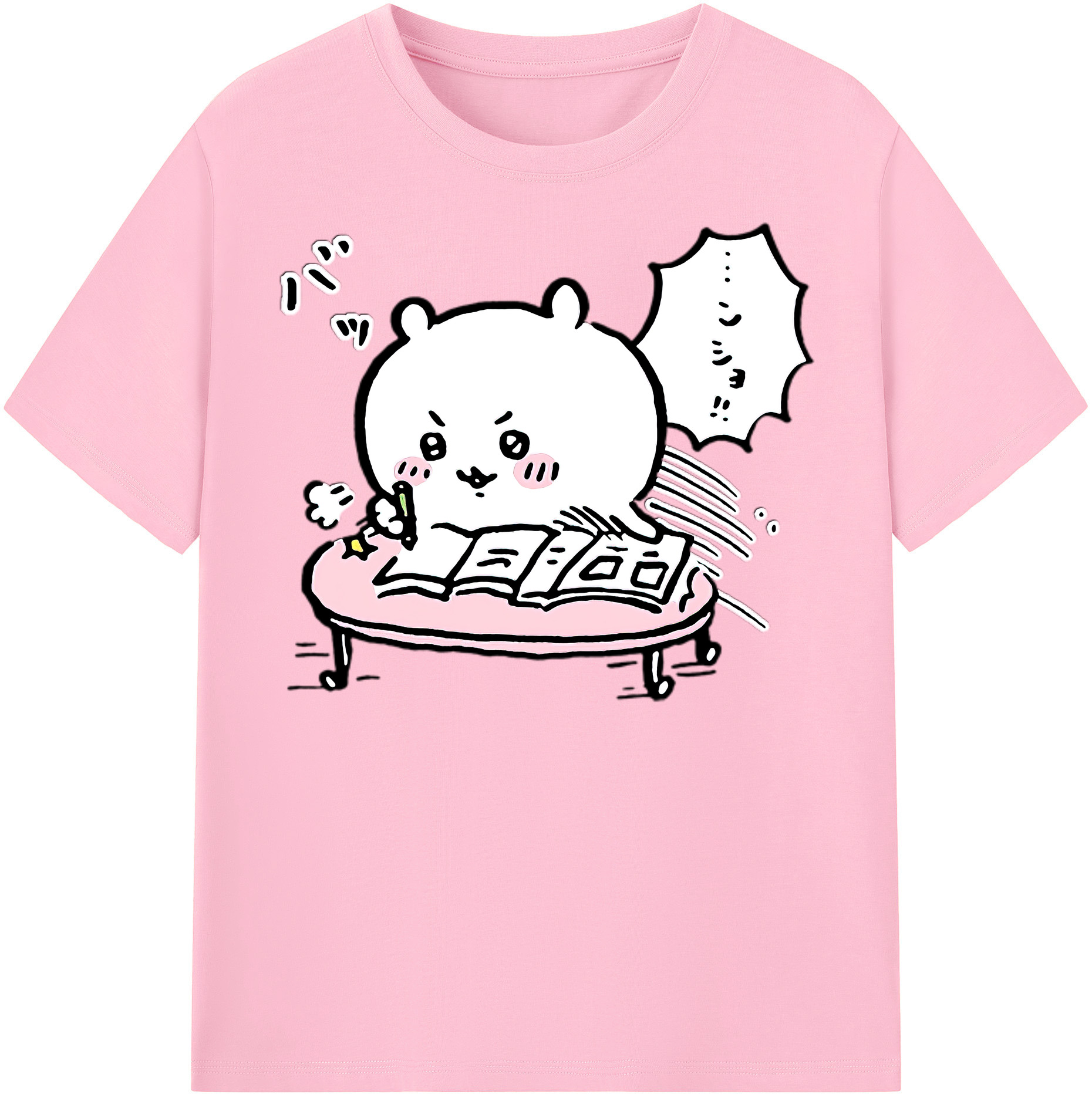 （画像用） ちいかわ ちいかわ Chii-kawa chiikawa 綿100％半袖Tシャツ（フロントプリント）
