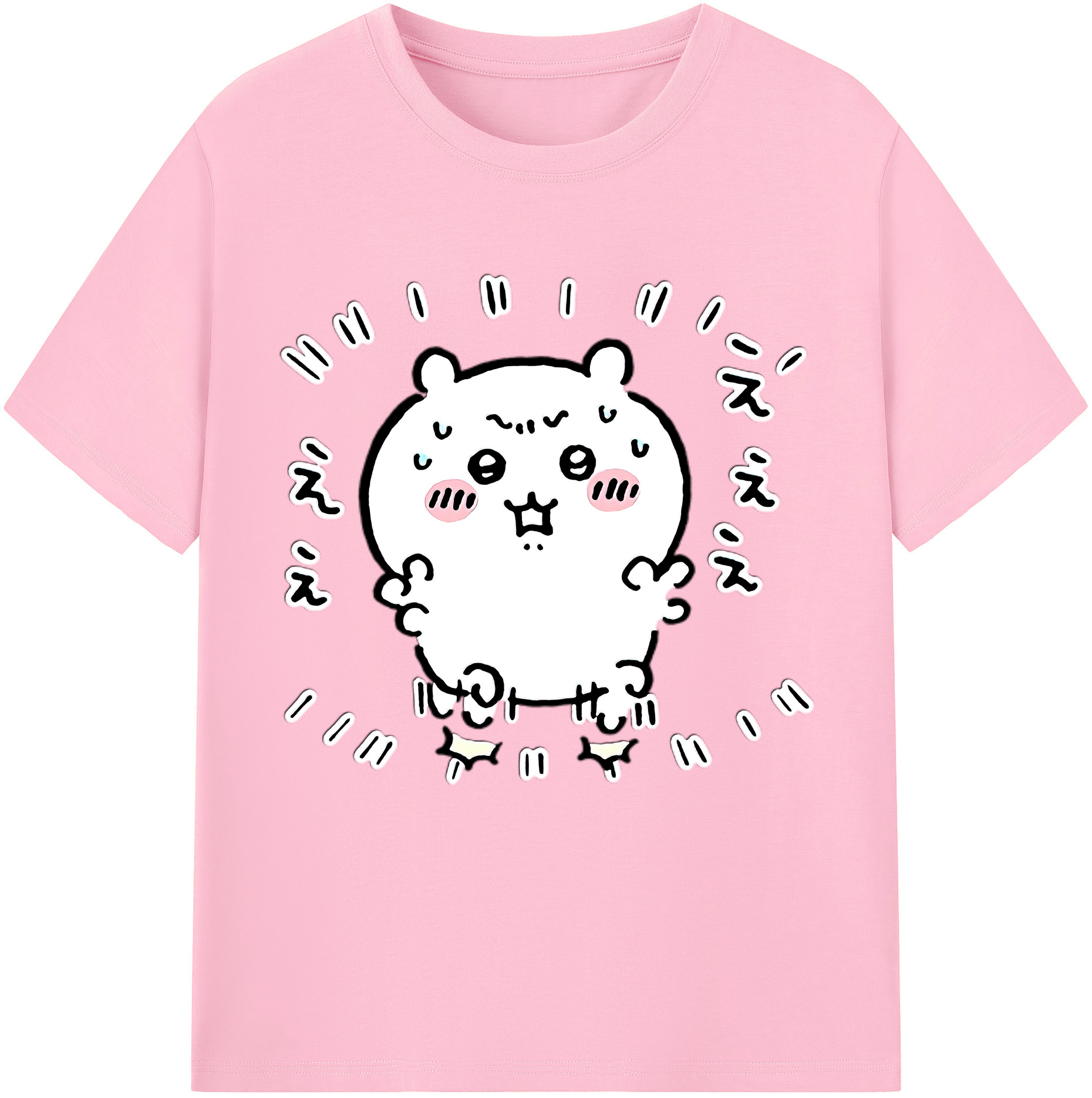 （画像用） ちいかわ ちいかわ Chii-kawa chiikawa 綿100％半袖Tシャツ（フロントプリント）