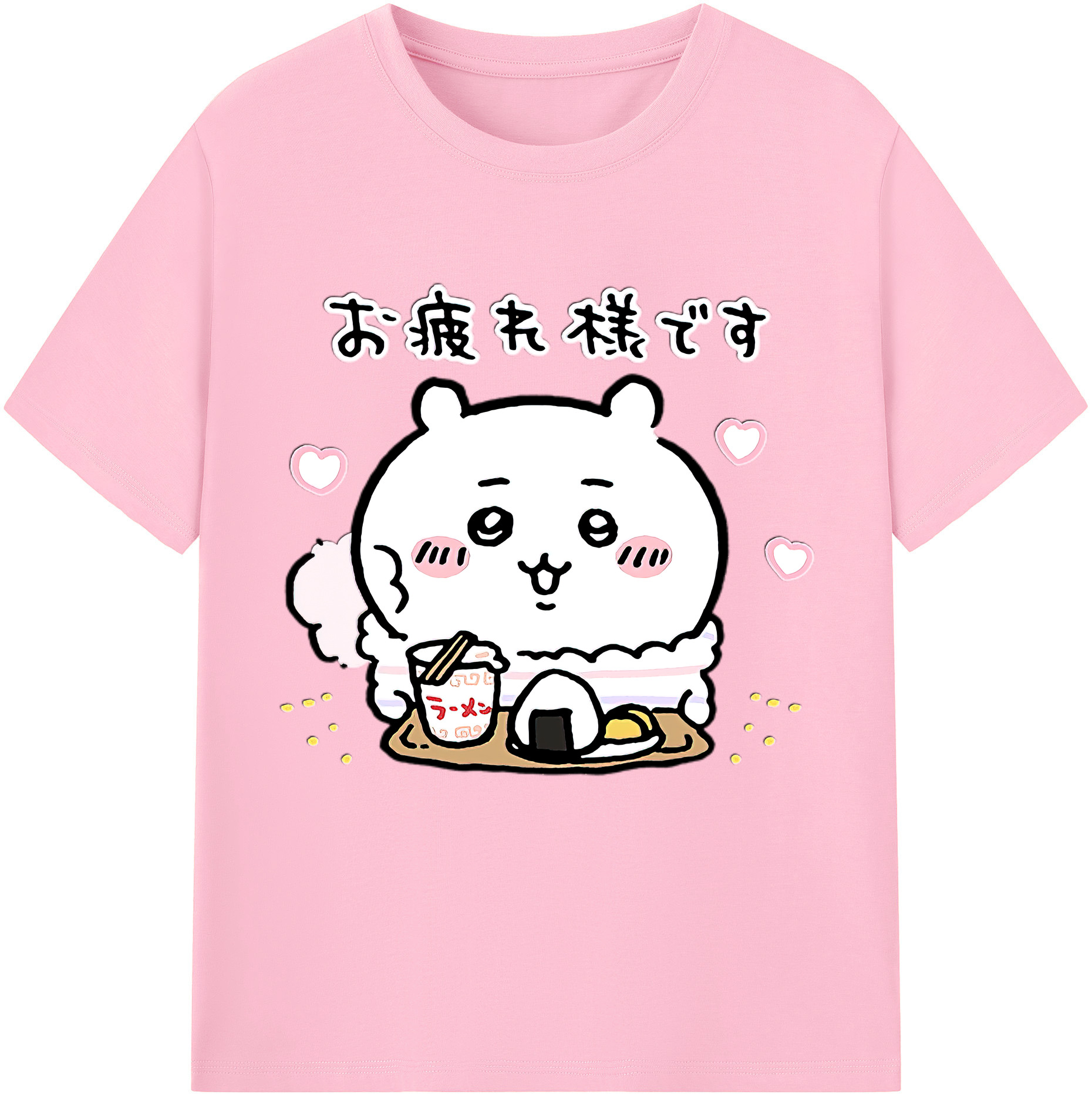 （画像用） ちいかわ ちいかわ Chii-kawa chiikawa 綿100％半袖Tシャツ（フロントプリント）