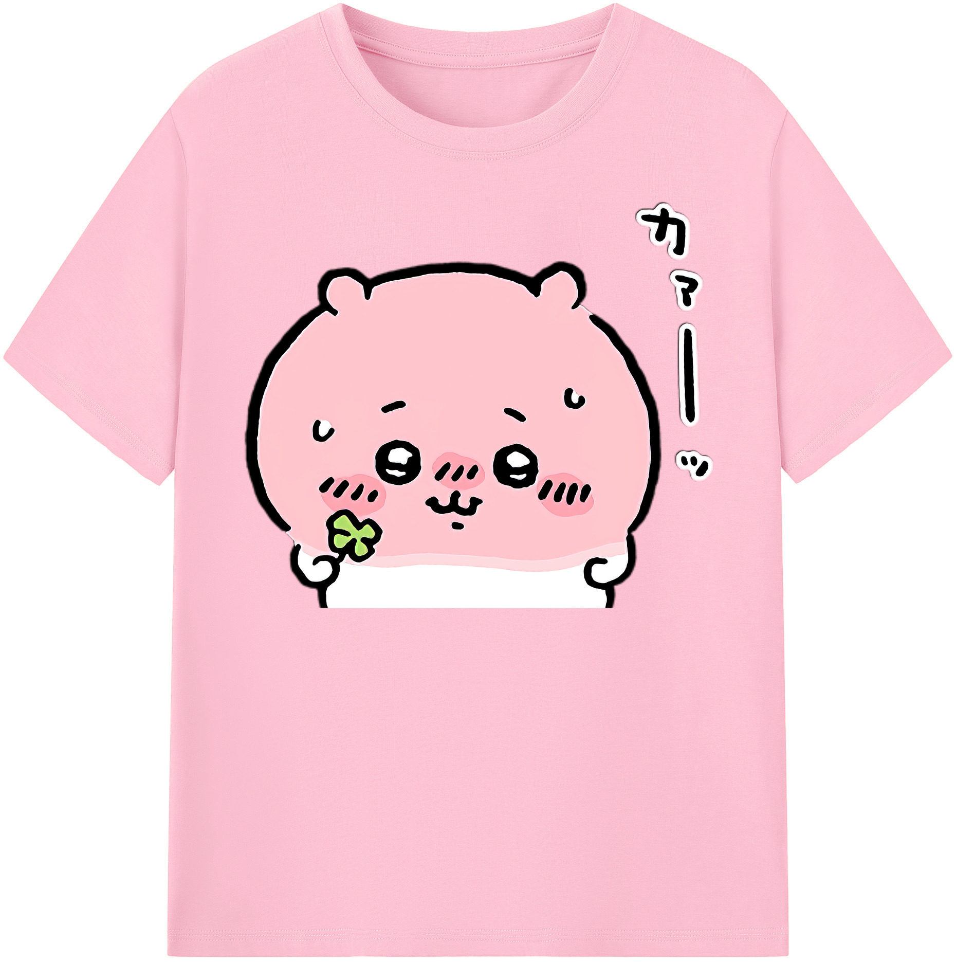 （画像用） ちいかわ ちいかわ Chii-kawa chiikawa 綿100％半袖Tシャツ（フロントプリント）