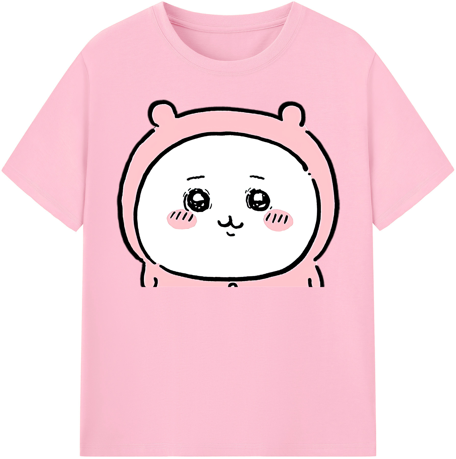 （画像用） ちいかわ ちいかわ Chii-kawa chiikawa 綿100％半袖Tシャツ（フロントプリント）