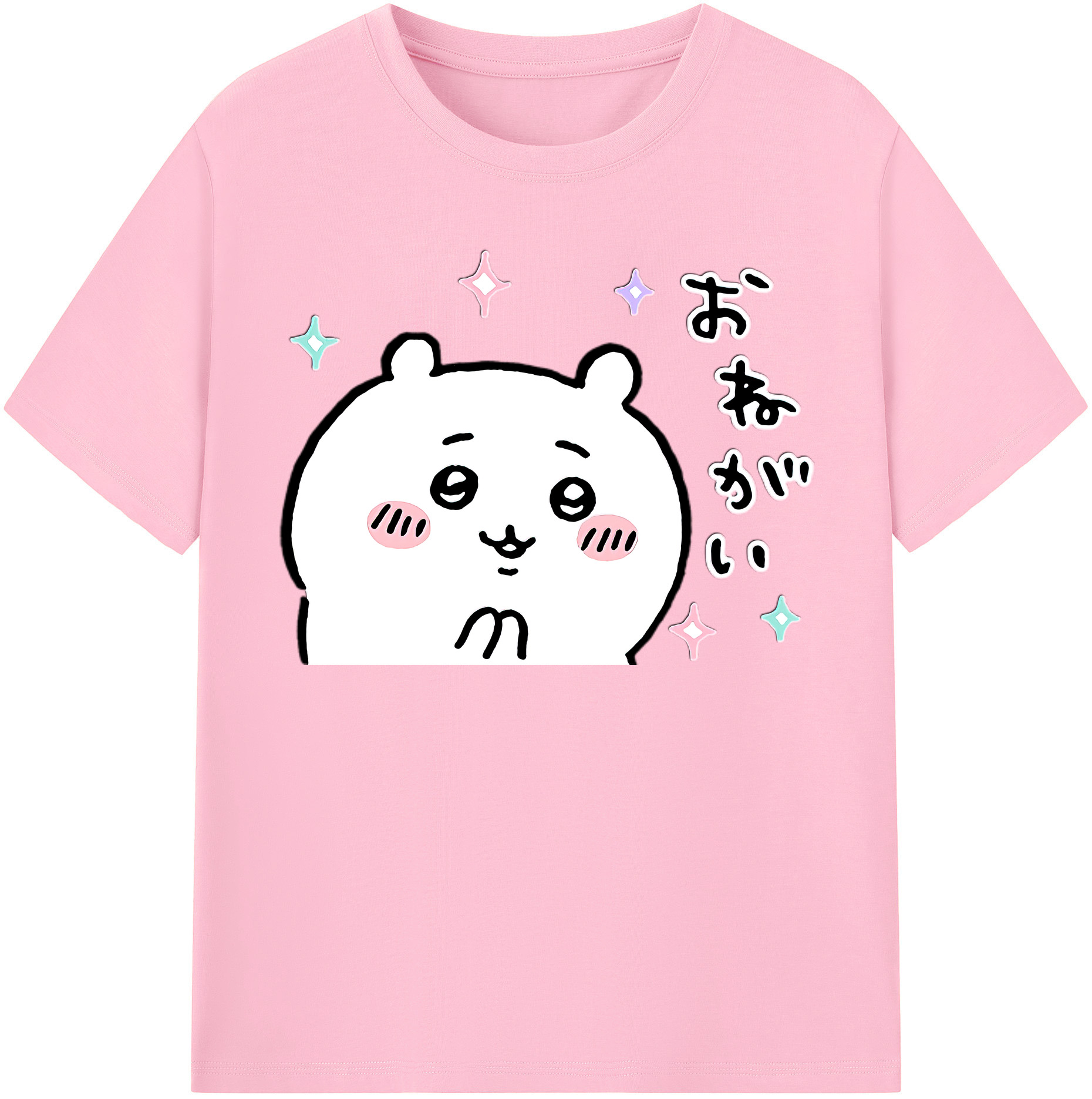 （画像用） ちいかわ ちいかわ Chii-kawa chiikawa 綿100％半袖Tシャツ（フロントプリント）
