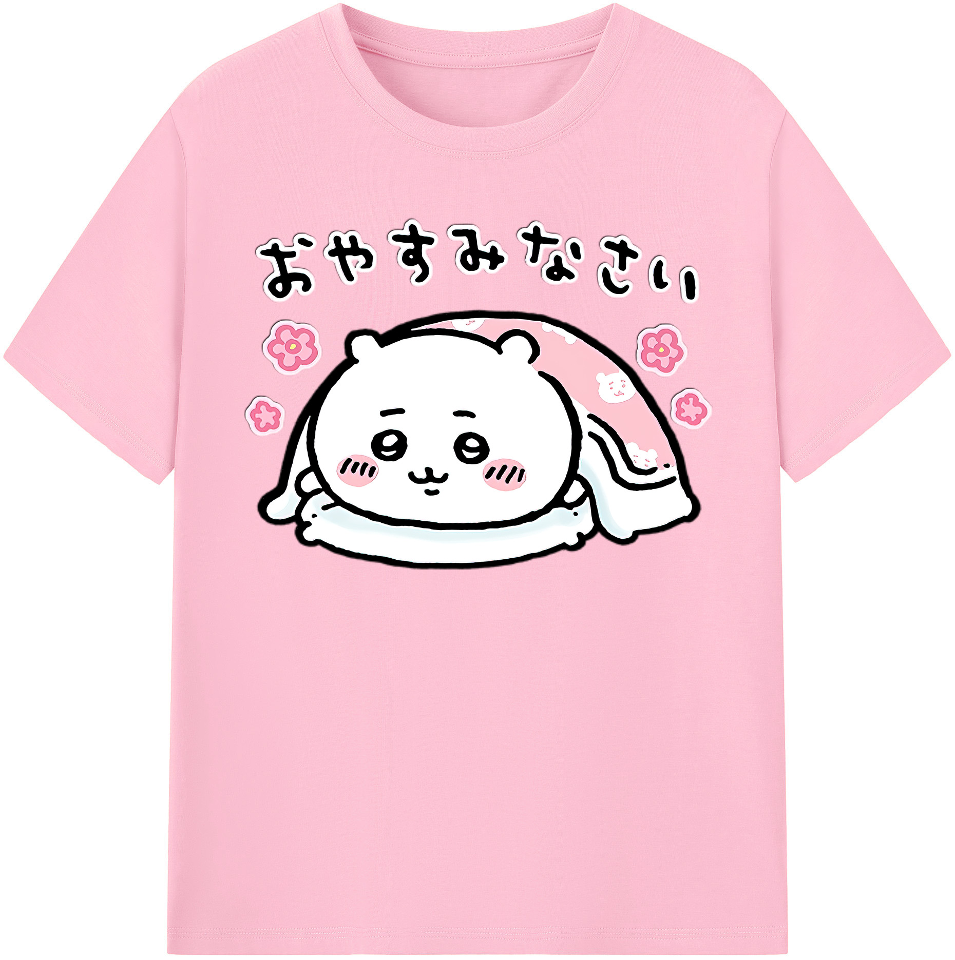 （画像用） ちいかわ ちいかわ Chii-kawa chiikawa 綿100％半袖Tシャツ（フロントプリント）