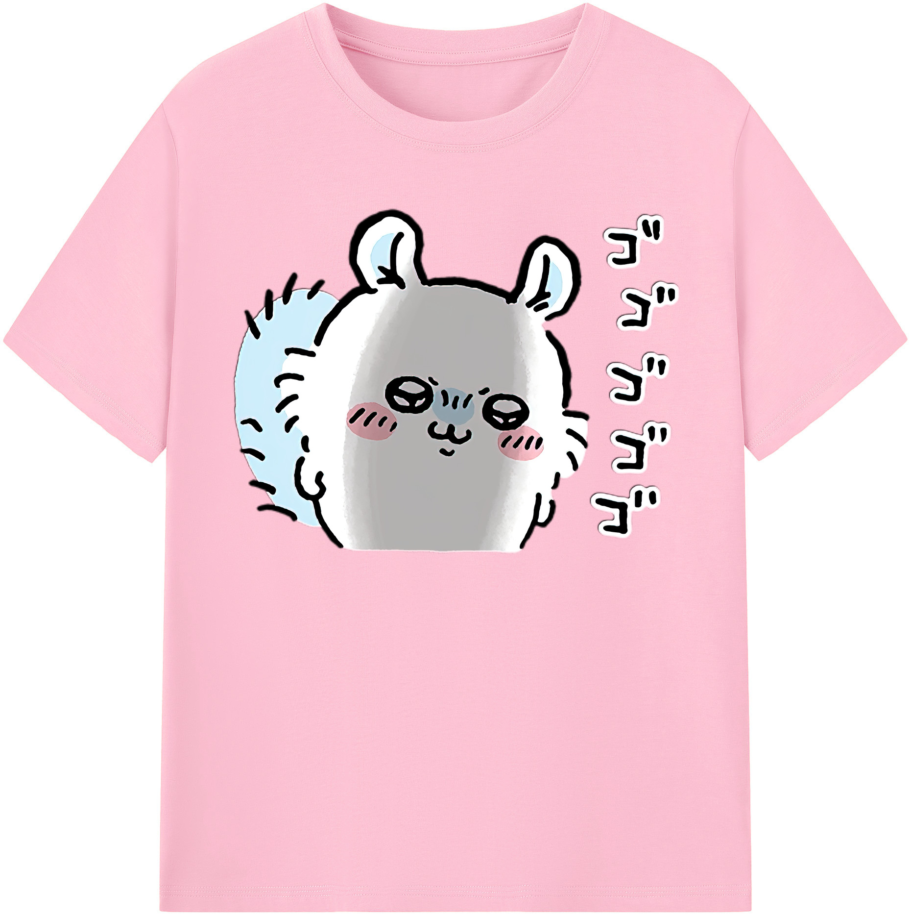 （画像用） ちいかわ モモンガ Chii-kawa Momonga 綿100％半袖Tシャツ（フロントプリント）