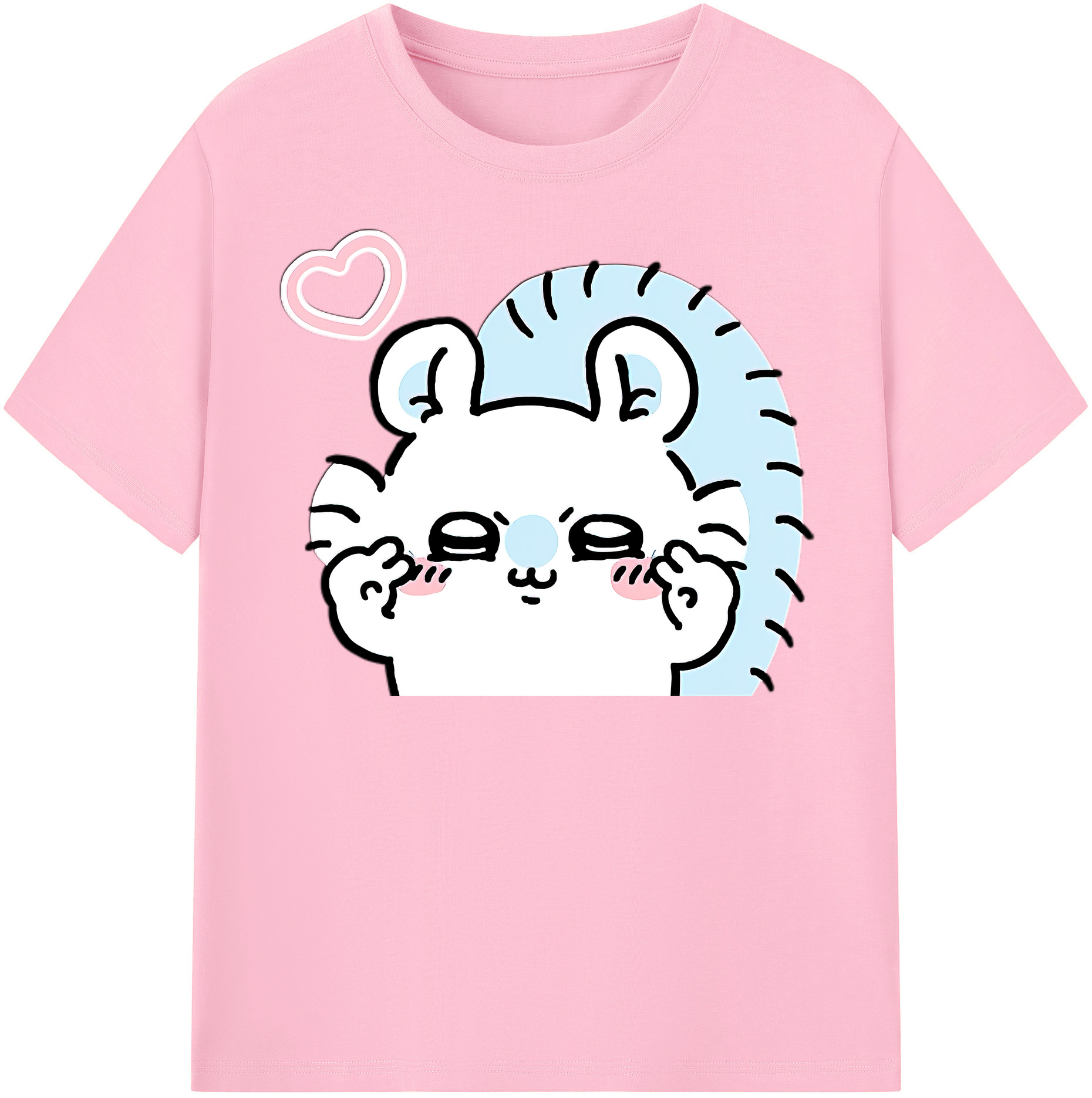 （画像用） ちいかわ モモンガ Chii-kawa Momonga 綿100％半袖Tシャツ（フロントプリント）