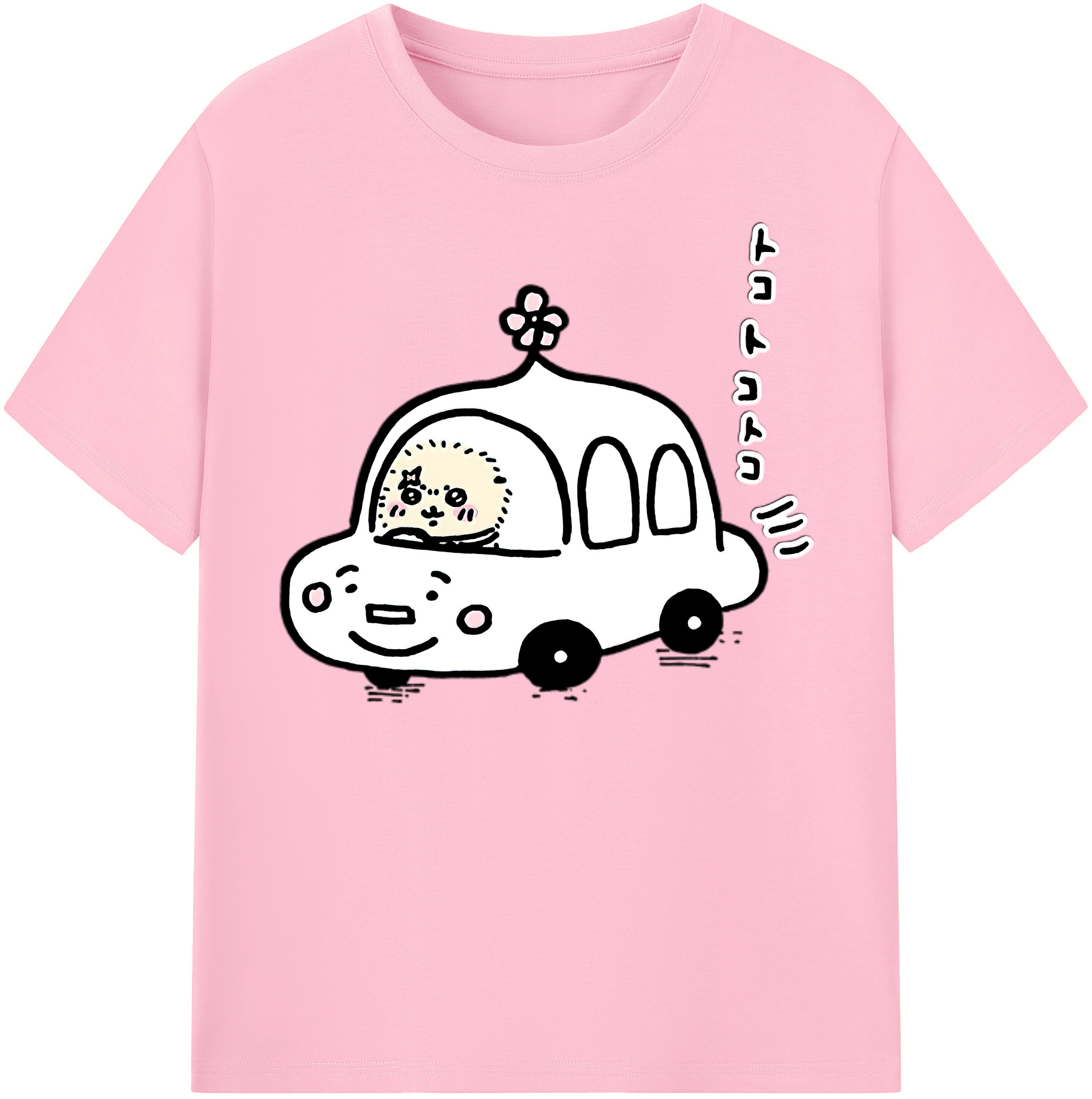 （画像用） ちいかわ ラッコ Chii-kawa Sea otter 綿100％半袖Tシャツ（フロントプリント）