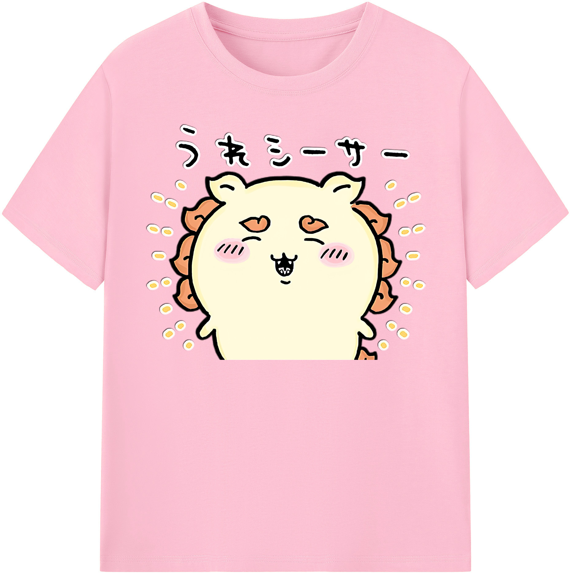 （画像用） ちいかわ シーサー Chii-kawa Shisa 綿100％半袖Tシャツ（フロントプリント）