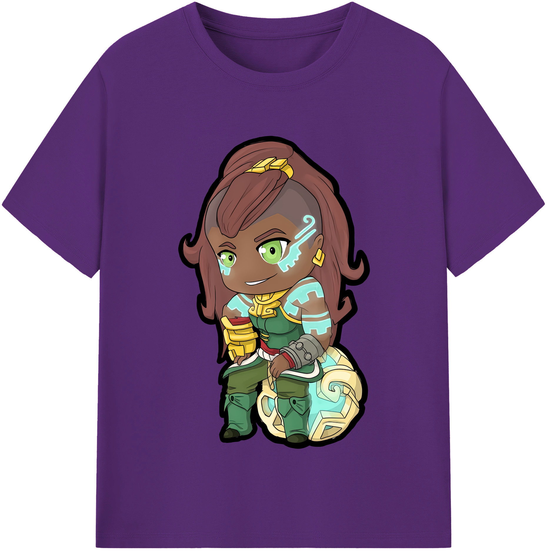 （画像用） ちいかわ ハチワレ Chii-kawa hachiware 綿100％半袖Tシャツ（フロントプリント）