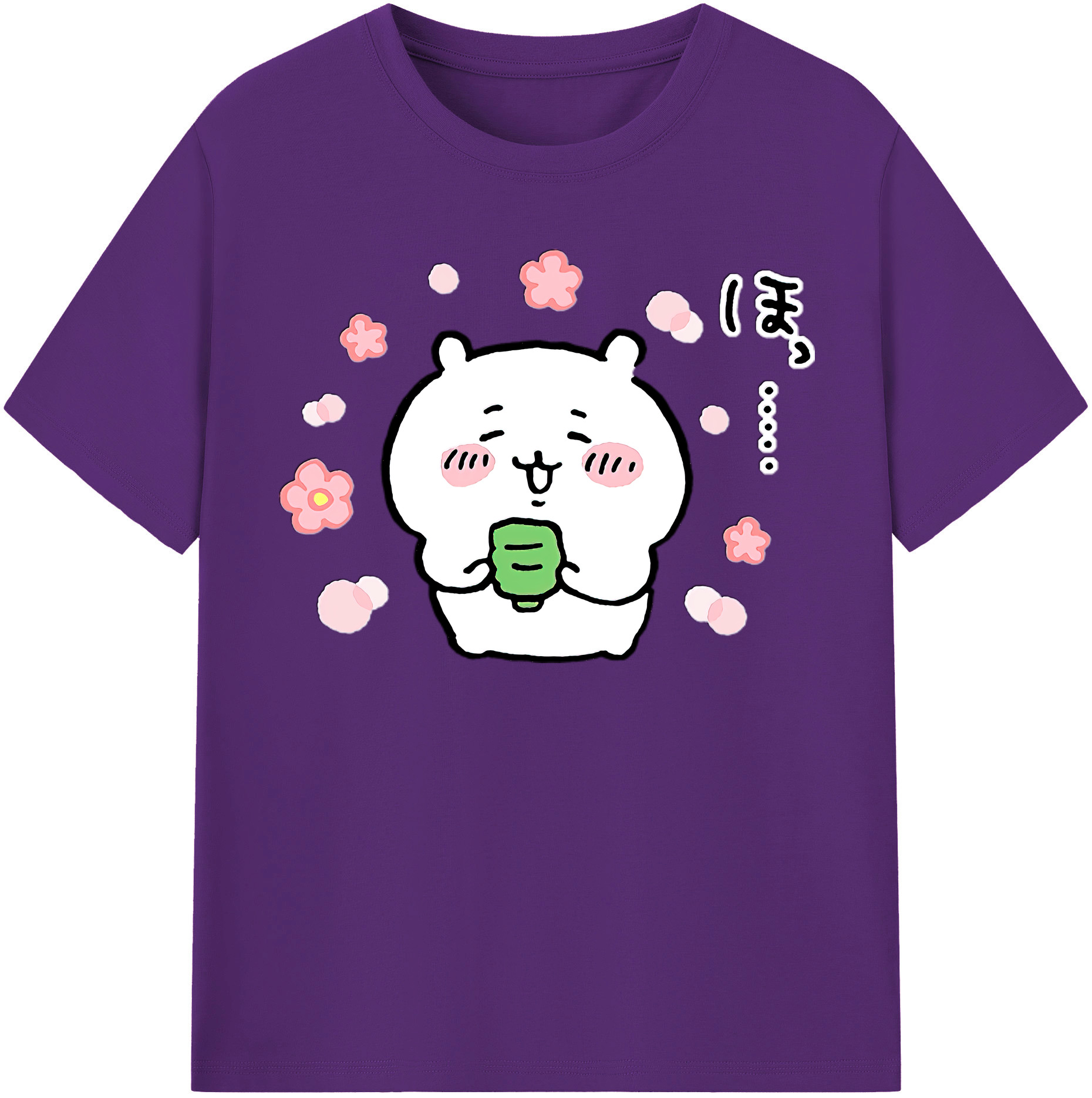 （画像用） ちいかわ ちいかわ Chii-kawa chiikawa 綿100％半袖Tシャツ（フロントプリント）