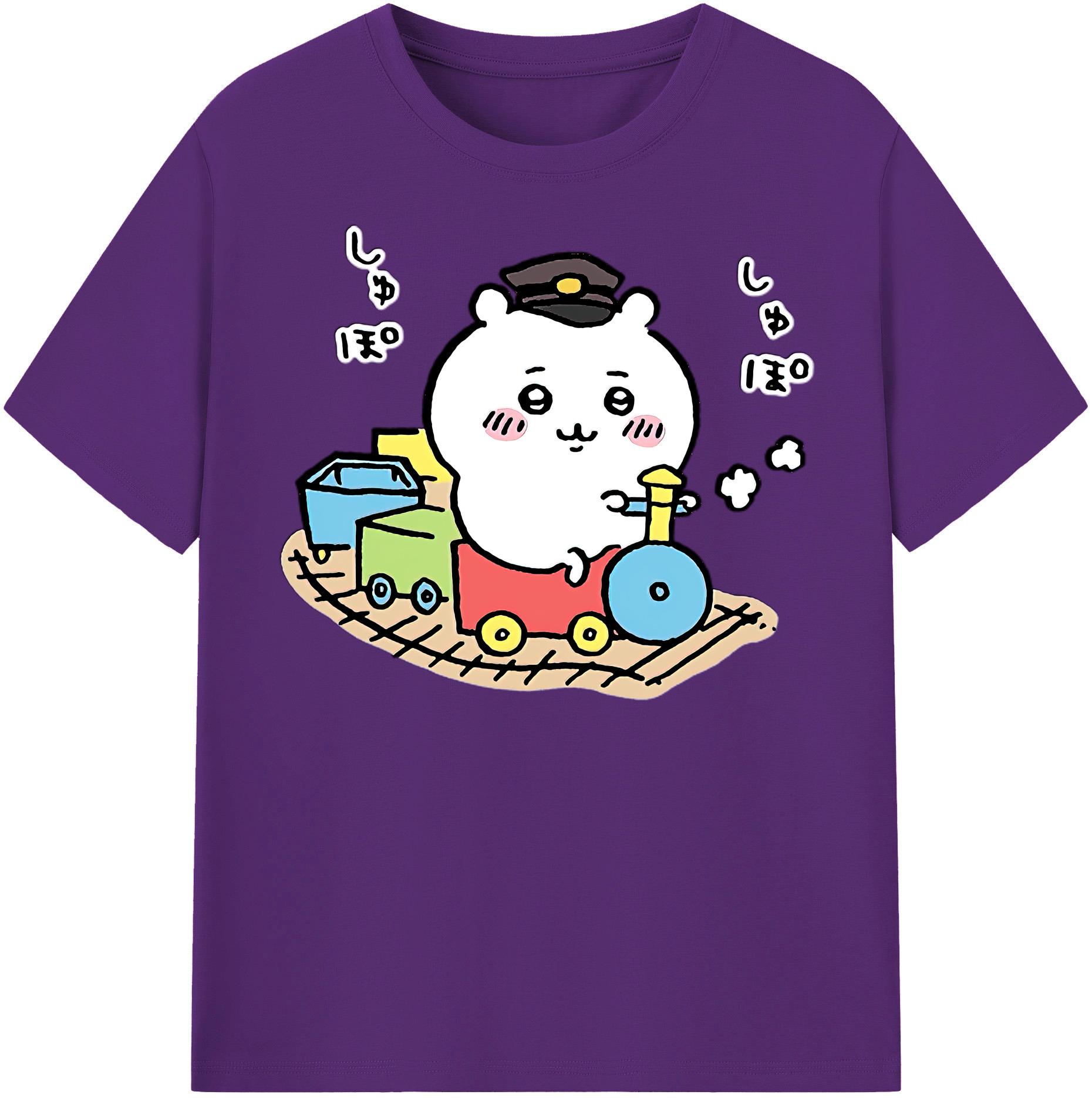 （画像用） ちいかわ ちいかわ Chii-kawa chiikawa 綿100％半袖Tシャツ（フロントプリント）