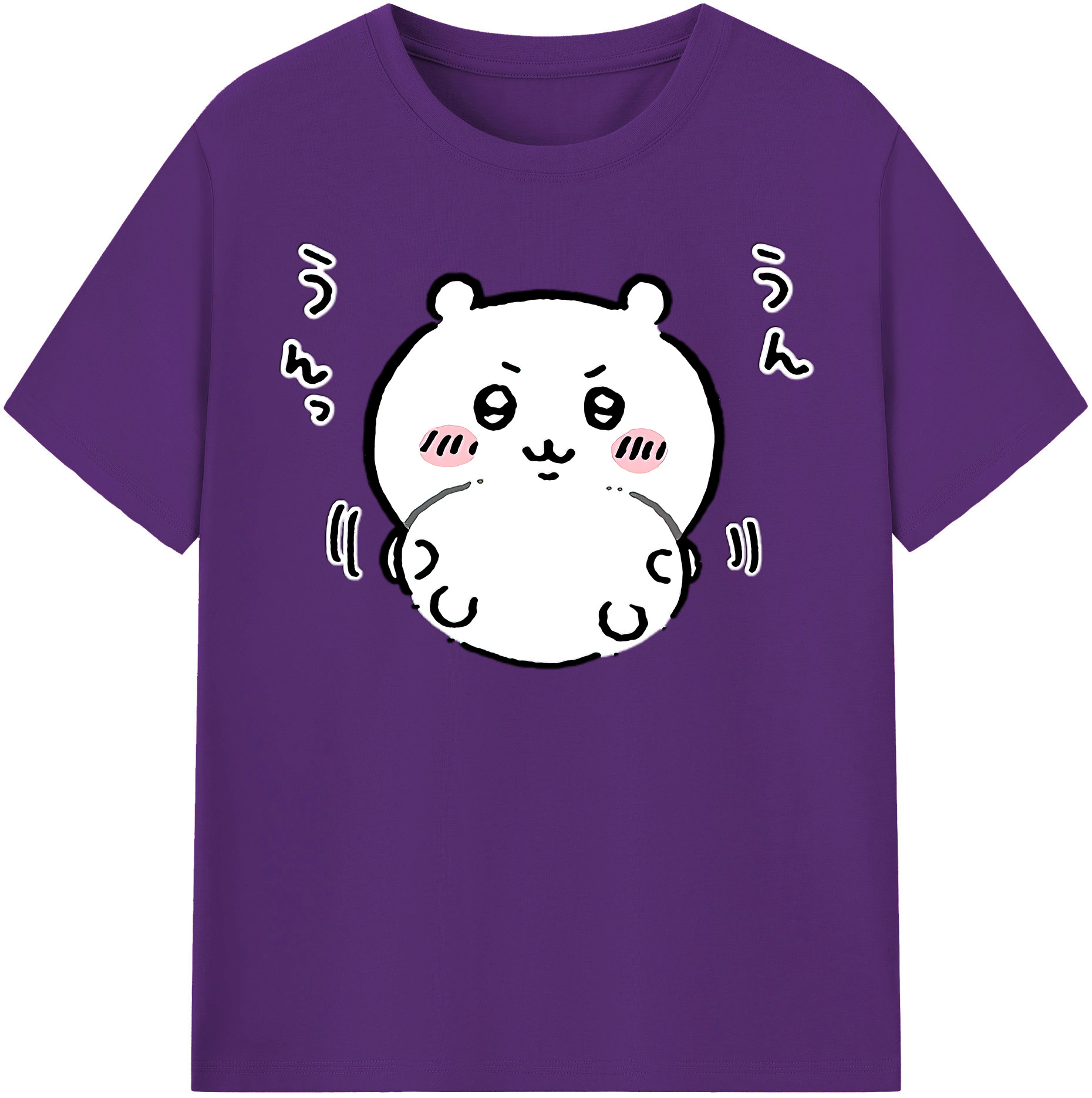 （画像用） ちいかわ ちいかわ Chii-kawa chiikawa 綿100％半袖Tシャツ（フロントプリント）