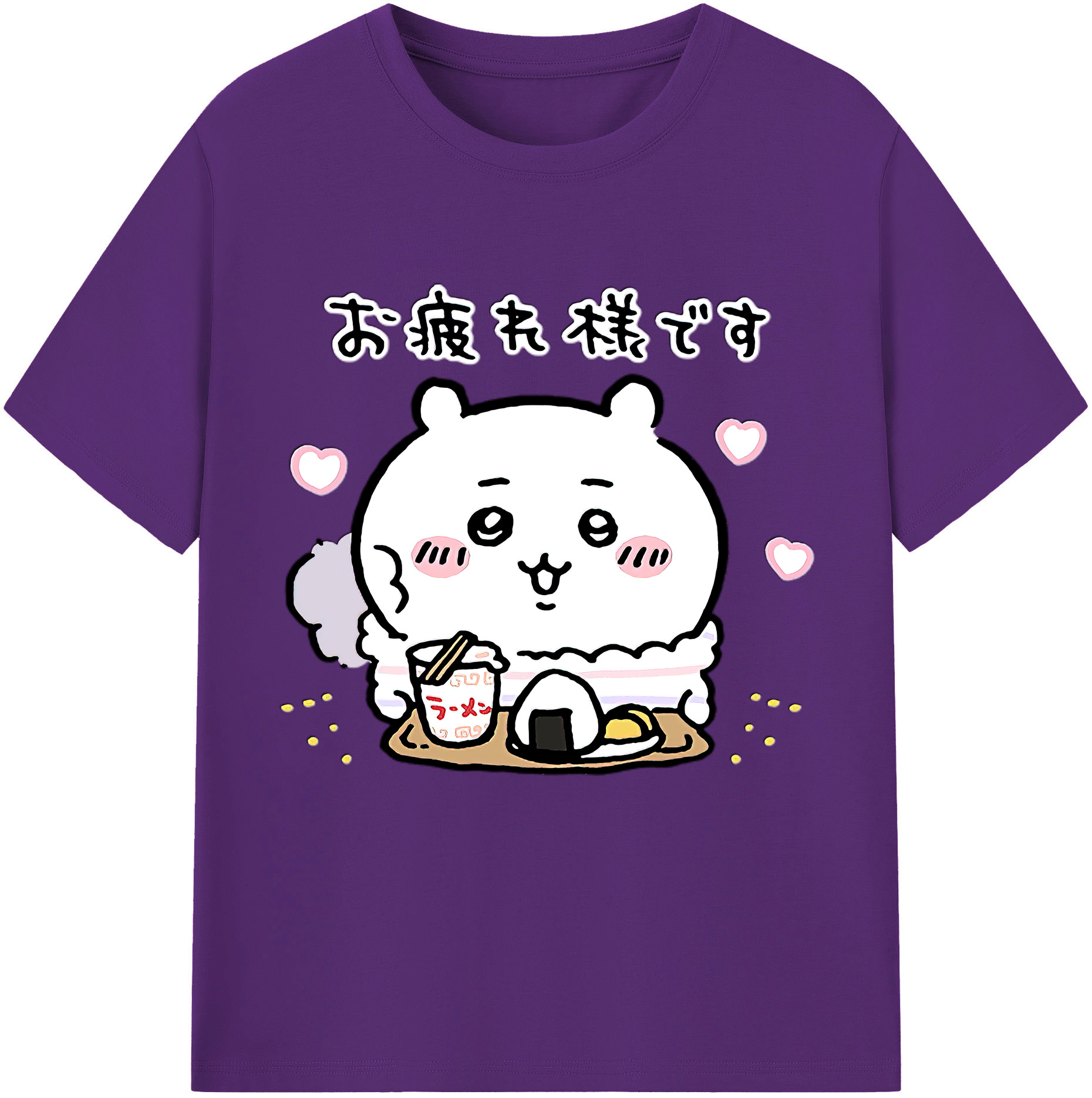 （画像用） ちいかわ ちいかわ Chii-kawa chiikawa 綿100％半袖Tシャツ（フロントプリント）