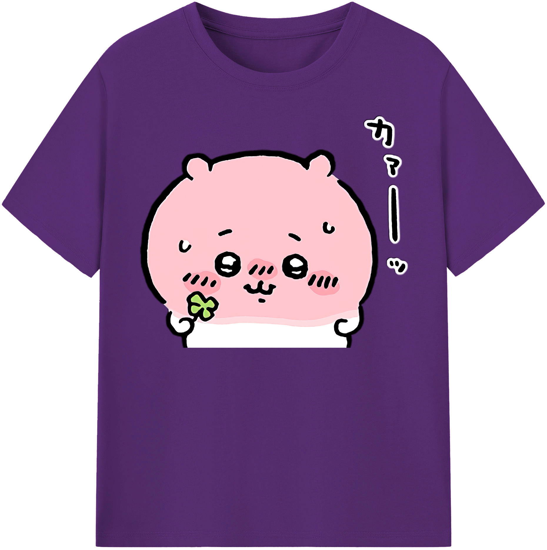 （画像用） ちいかわ ちいかわ Chii-kawa chiikawa 綿100％半袖Tシャツ（フロントプリント）