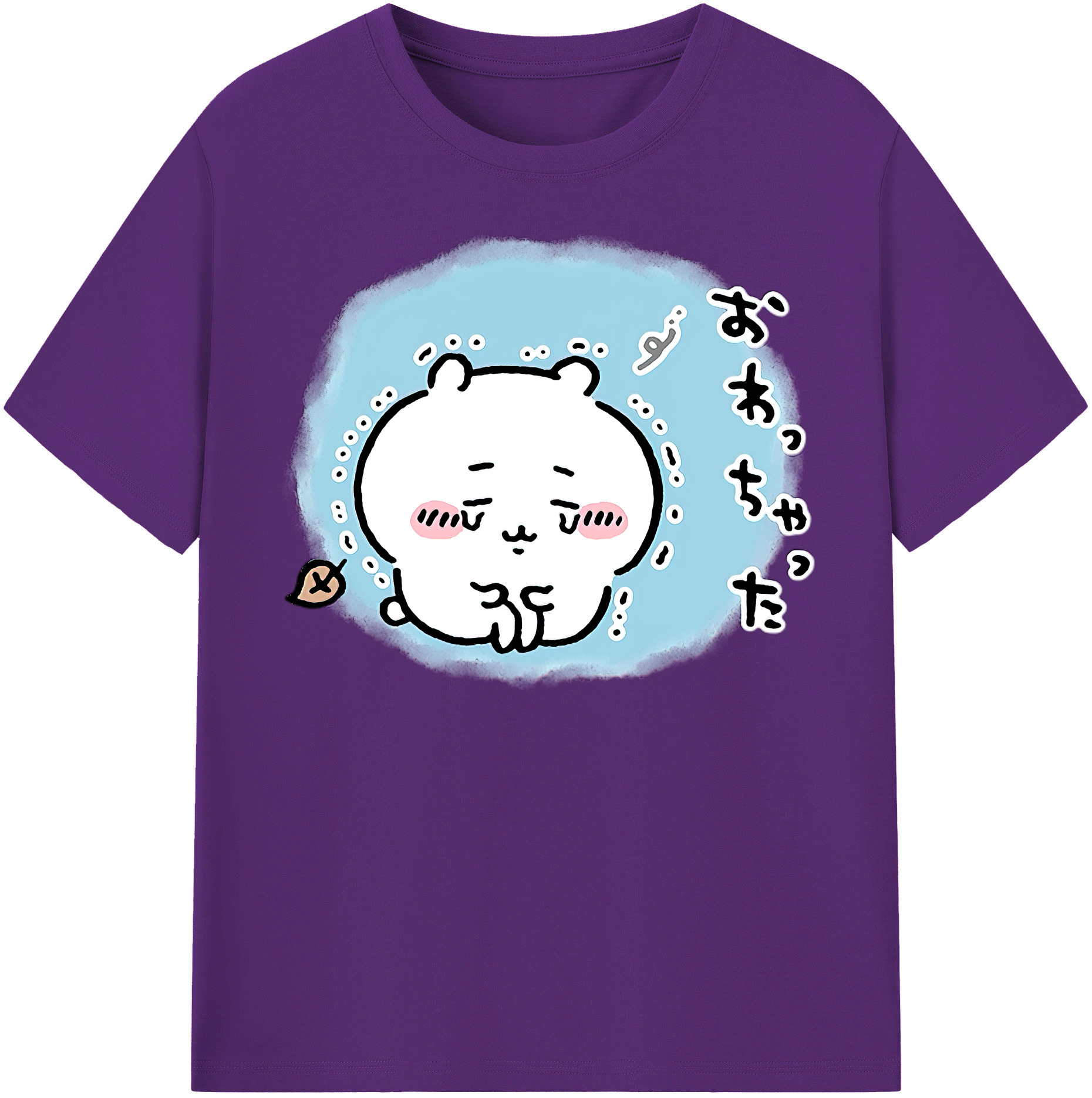（画像用） ちいかわ ちいかわ Chii-kawa chiikawa 綿100％半袖Tシャツ（フロントプリント）