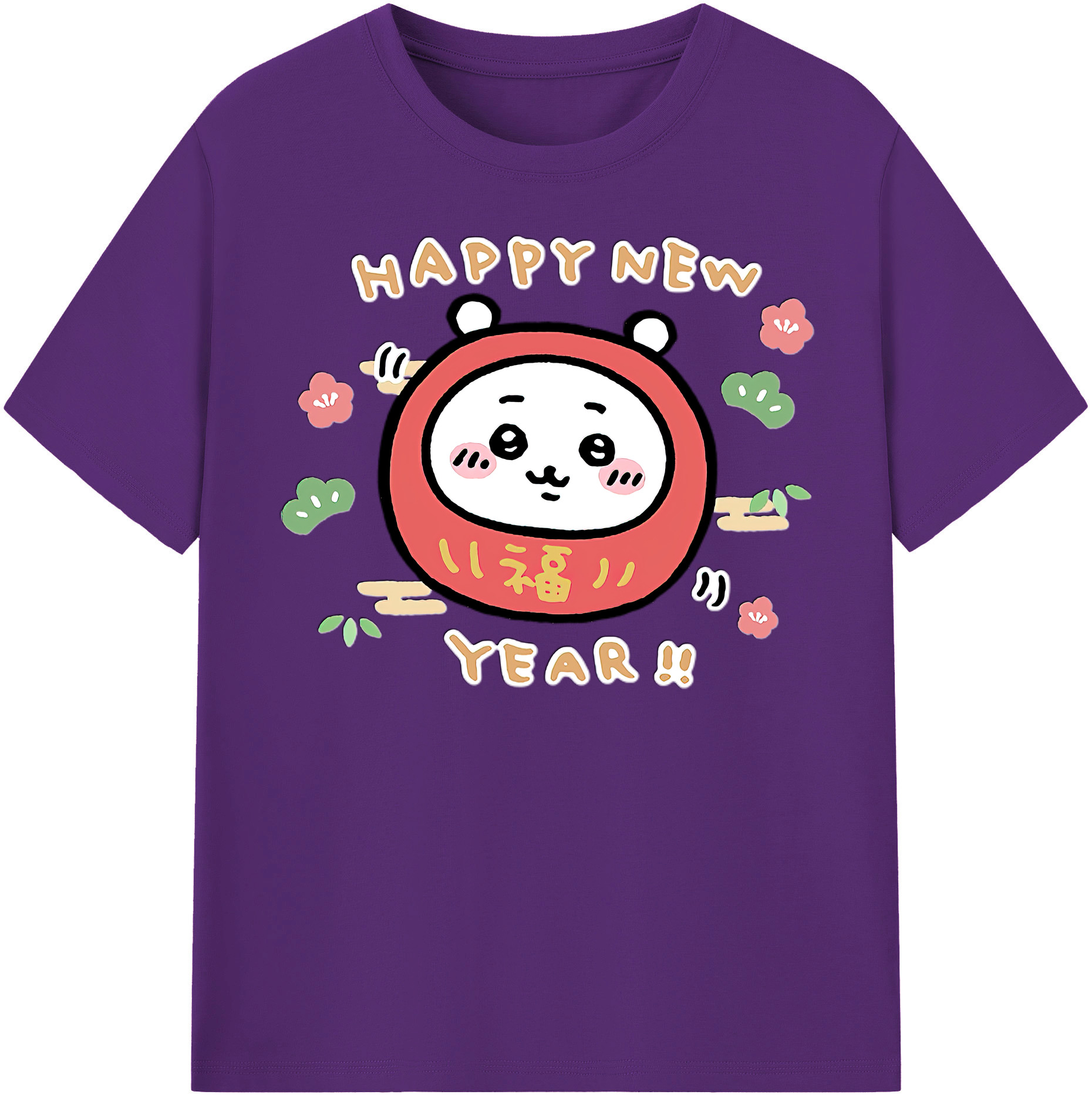 （画像用） ちいかわ ちいかわ Chii-kawa chiikawa 綿100％半袖Tシャツ（フロントプリント）