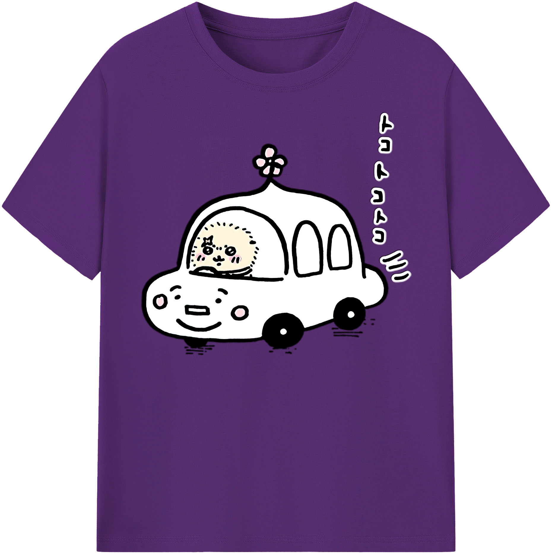 （画像用） ちいかわ ラッコ Chii-kawa Sea otter 綿100％半袖Tシャツ（フロントプリント）