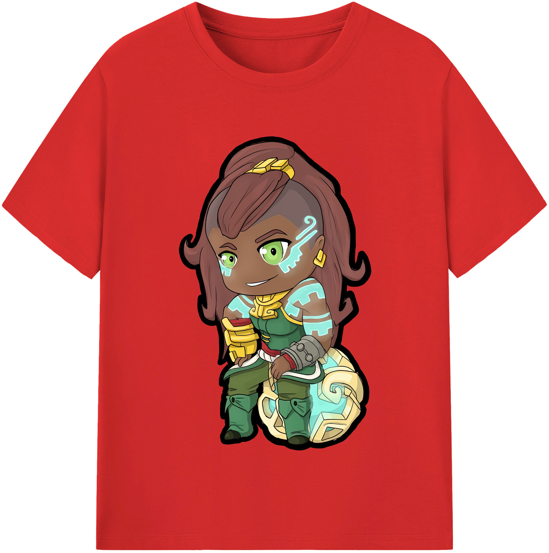 （画像用） ちいかわ ハチワレ Chii-kawa hachiware 綿100％半袖Tシャツ（フロントプリント）