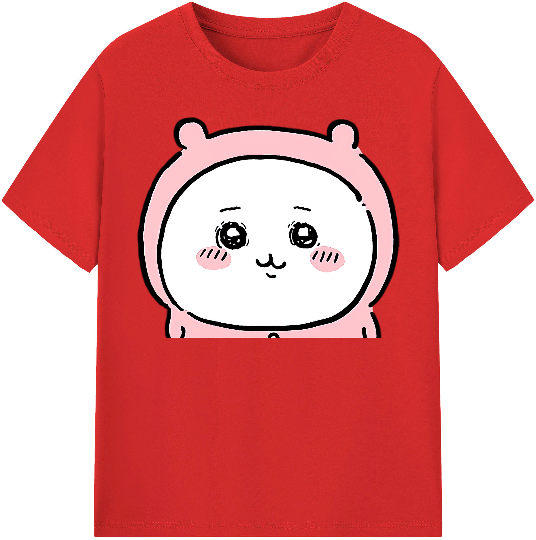 （画像用） ちいかわ ちいかわ Chii-kawa chiikawa 綿100％半袖Tシャツ（フロントプリント）