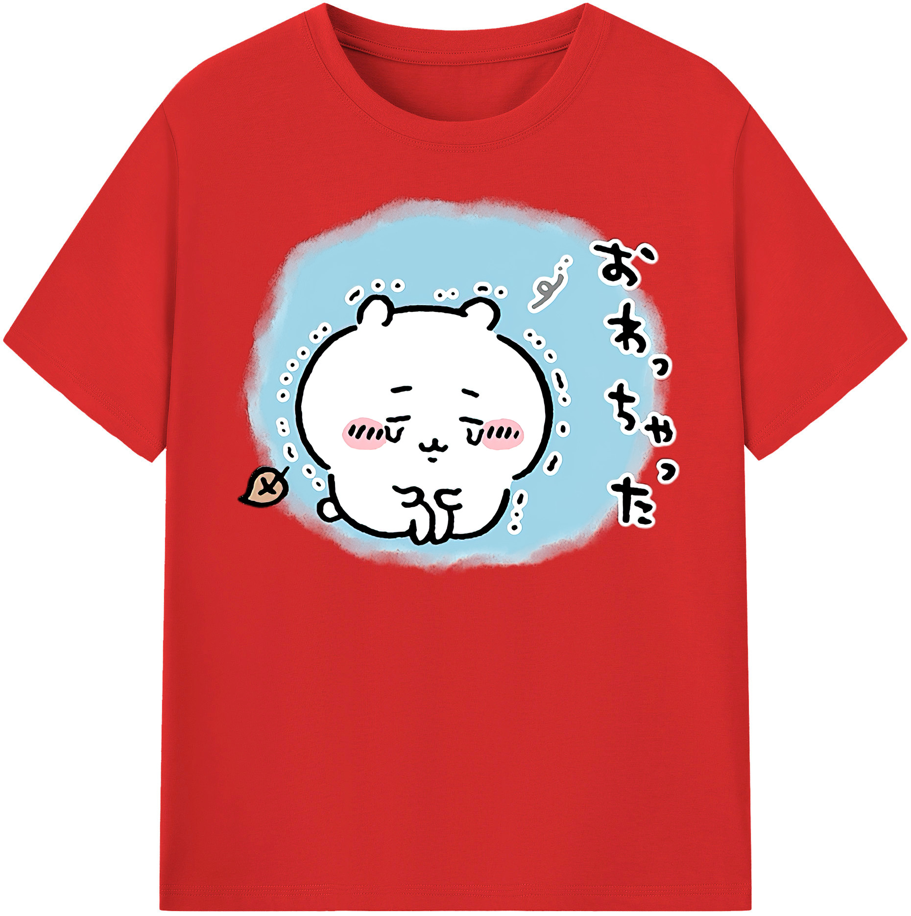 （画像用） ちいかわ ちいかわ Chii-kawa chiikawa 綿100％半袖Tシャツ（フロントプリント）
