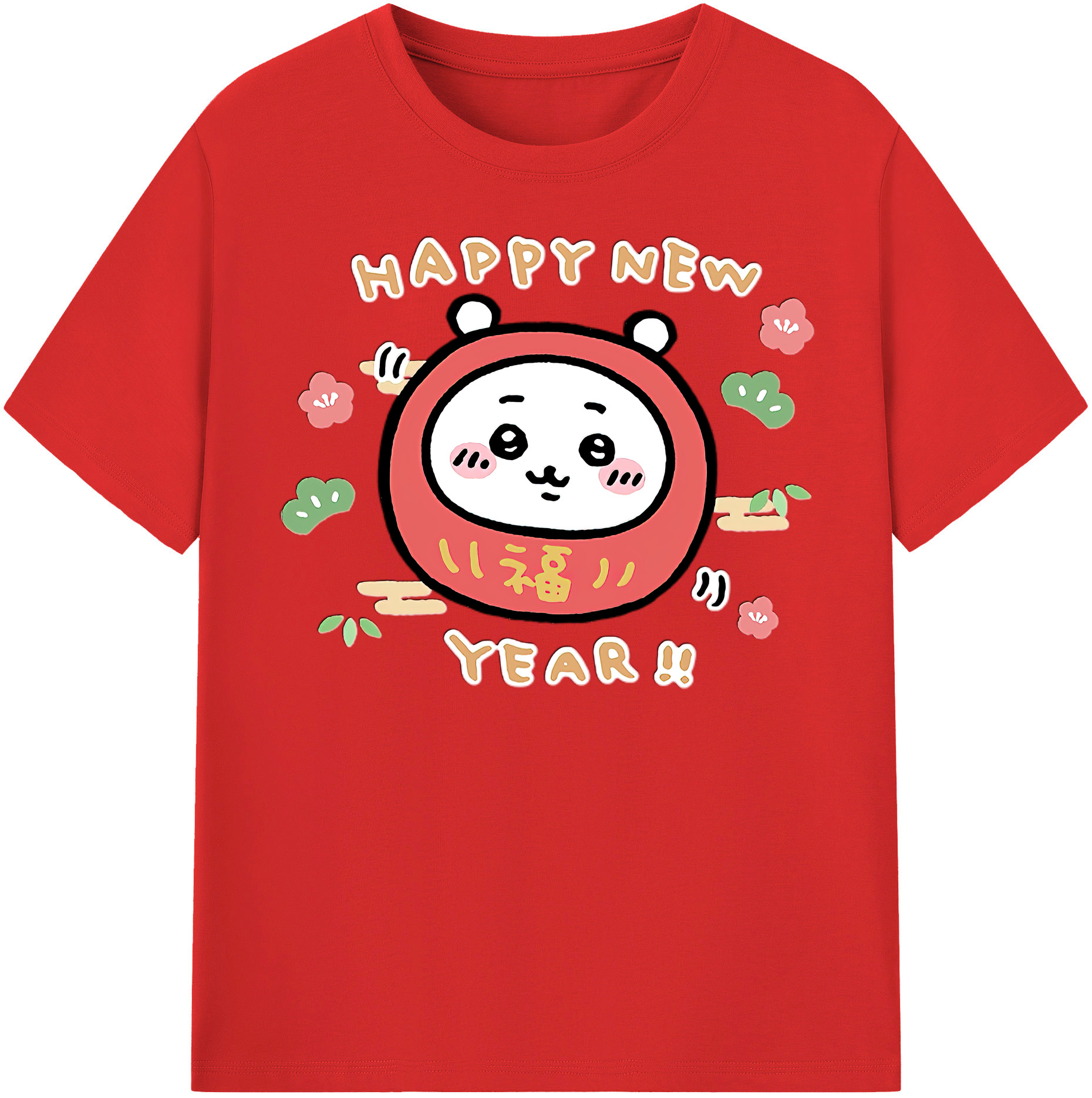 （画像用） ちいかわ ちいかわ Chii-kawa chiikawa 綿100％半袖Tシャツ（フロントプリント）