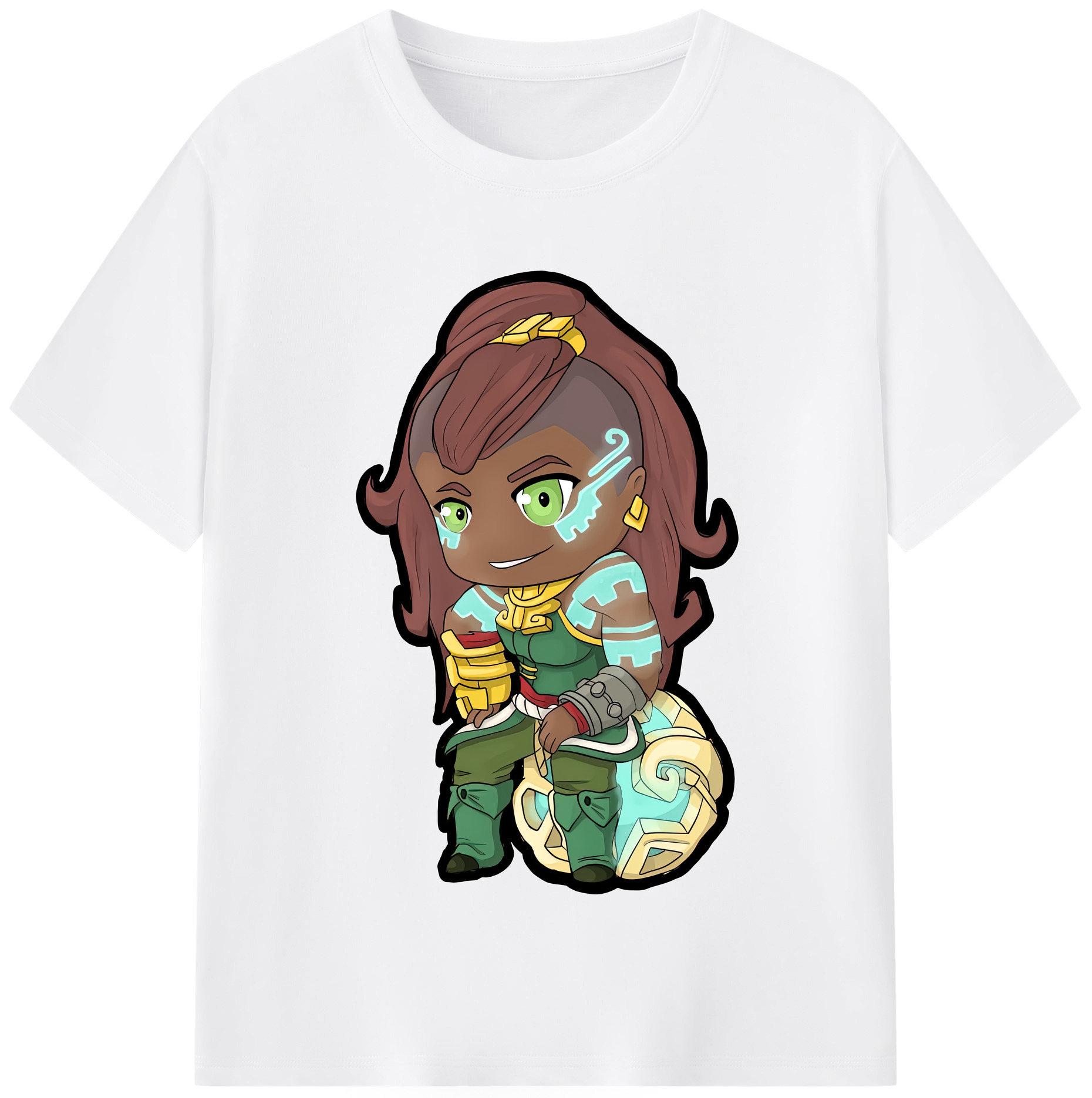 （画像用） ちいかわ ハチワレ Chii-kawa hachiware 綿100％半袖Tシャツ（フロントプリント）