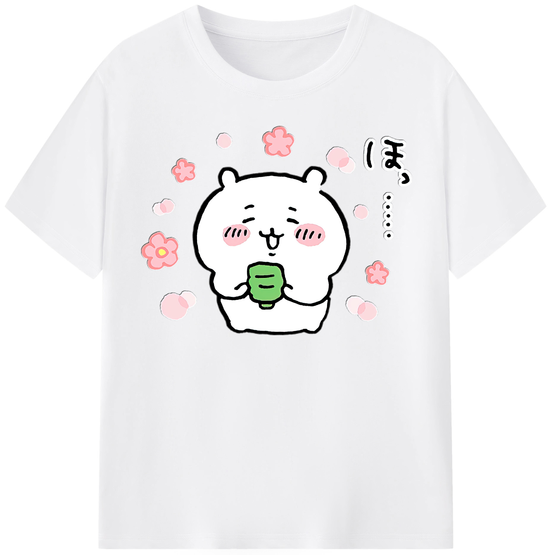 （画像用） ちいかわ ちいかわ Chii-kawa chiikawa 綿100％半袖Tシャツ（フロントプリント）