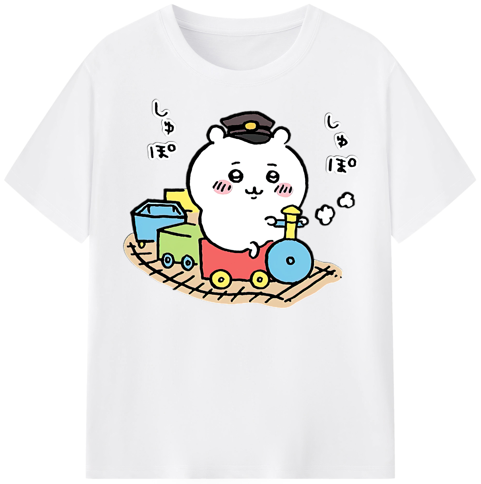 （画像用） ちいかわ ちいかわ Chii-kawa chiikawa 綿100％半袖Tシャツ（フロントプリント）