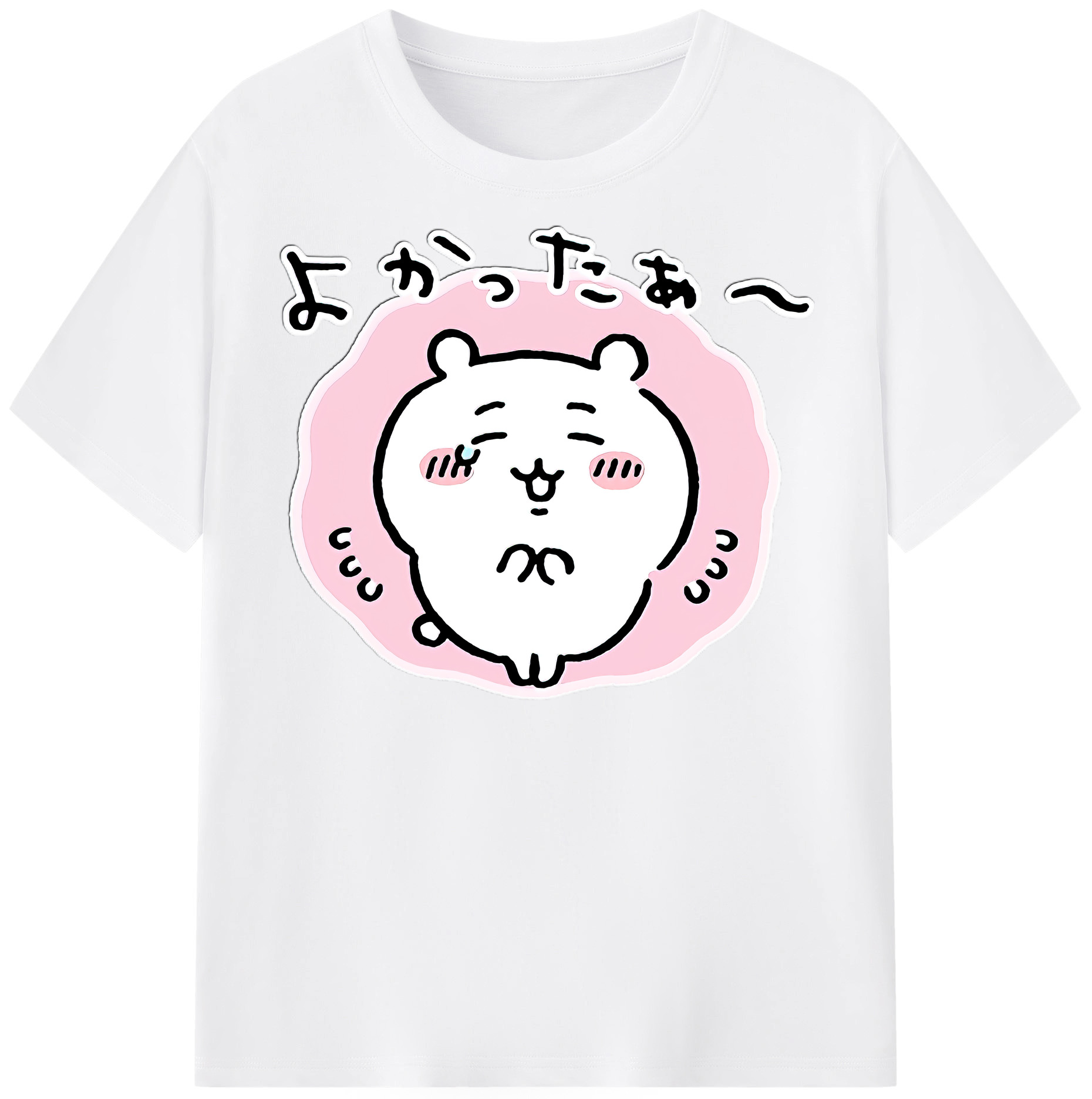（画像用） ちいかわ ちいかわ Chii-kawa chiikawa 綿100％半袖Tシャツ（フロントプリント）