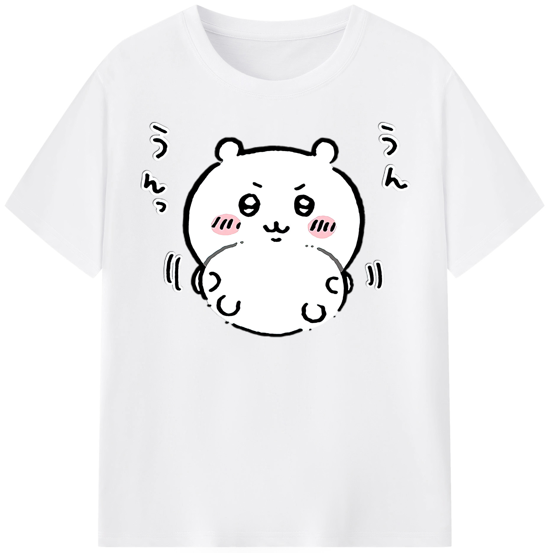 （画像用） ちいかわ ちいかわ Chii-kawa chiikawa 綿100％半袖Tシャツ（フロントプリント）