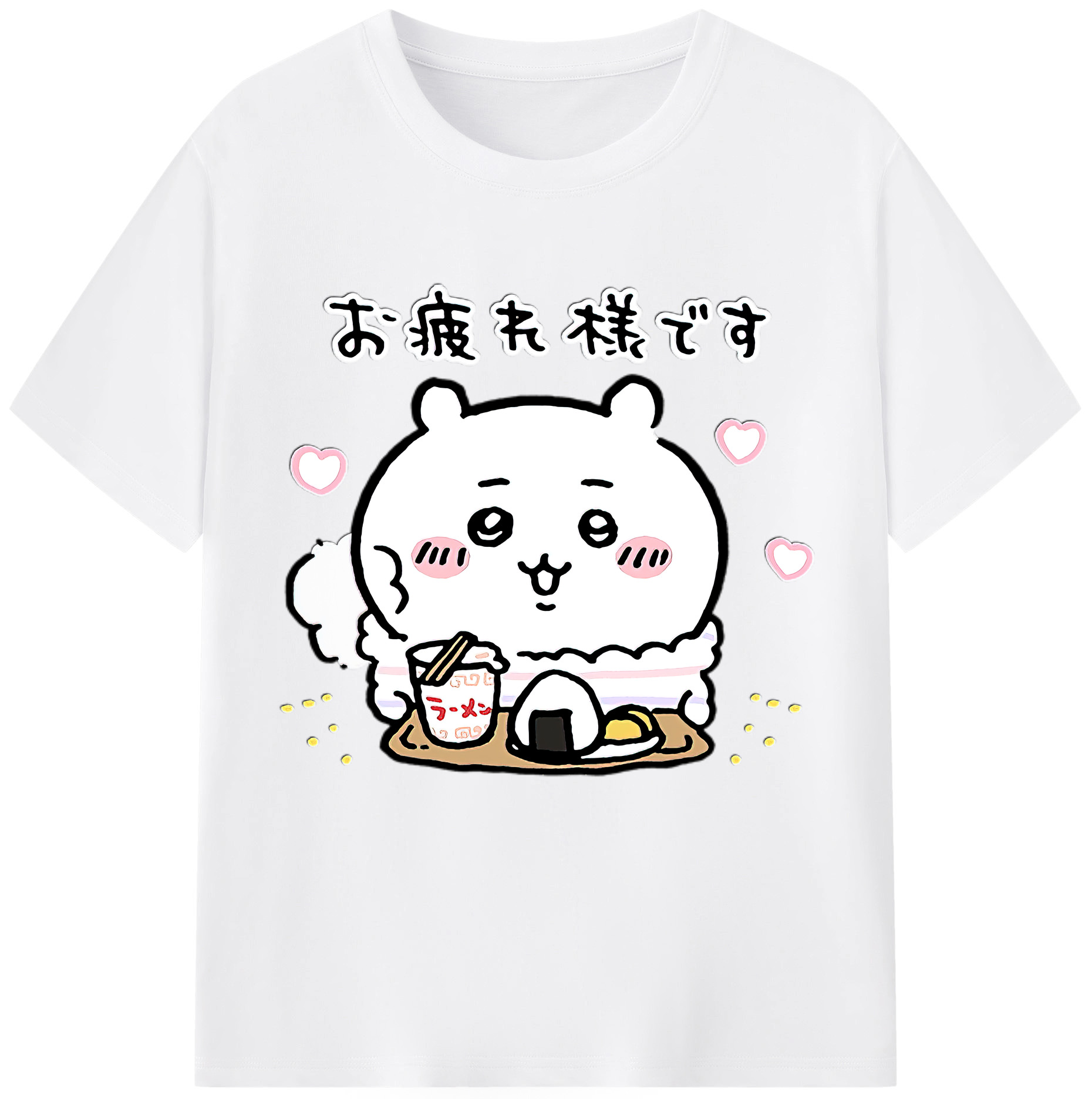 （画像用） ちいかわ ちいかわ Chii-kawa chiikawa 綿100％半袖Tシャツ（フロントプリント）