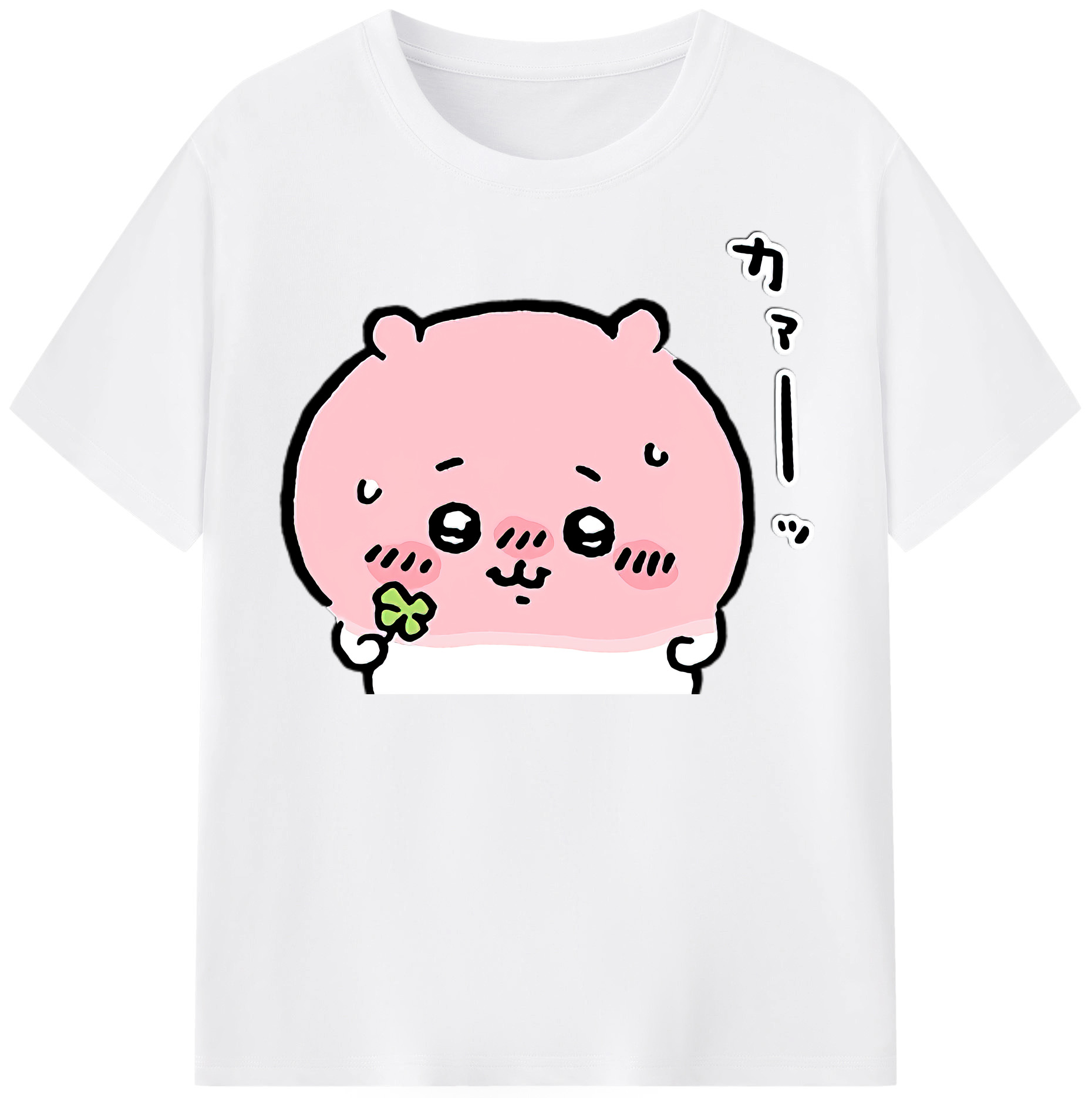 （画像用） ちいかわ ちいかわ Chii-kawa chiikawa 綿100％半袖Tシャツ（フロントプリント）