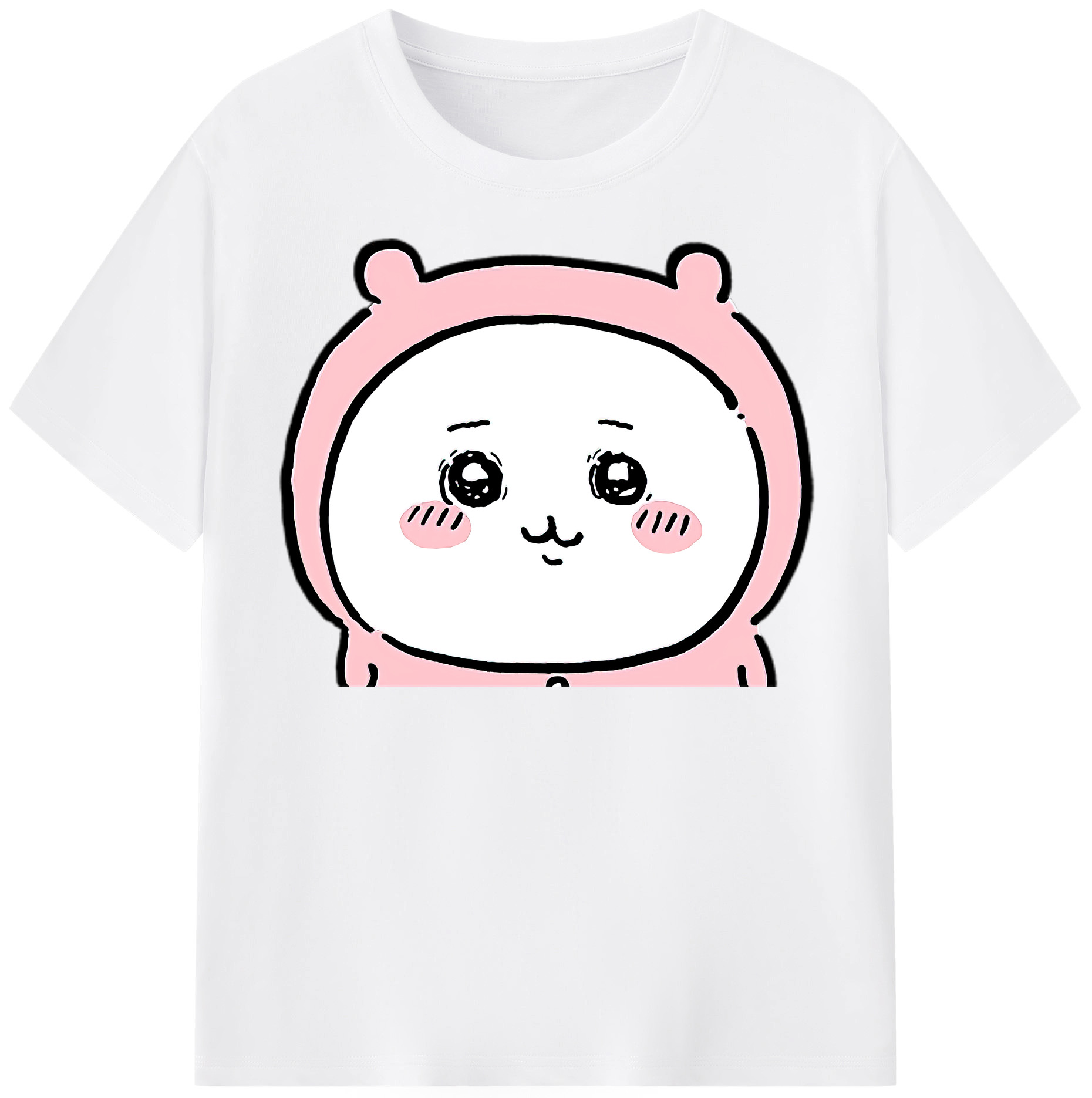 （画像用） ちいかわ ちいかわ Chii-kawa chiikawa 綿100％半袖Tシャツ（フロントプリント）