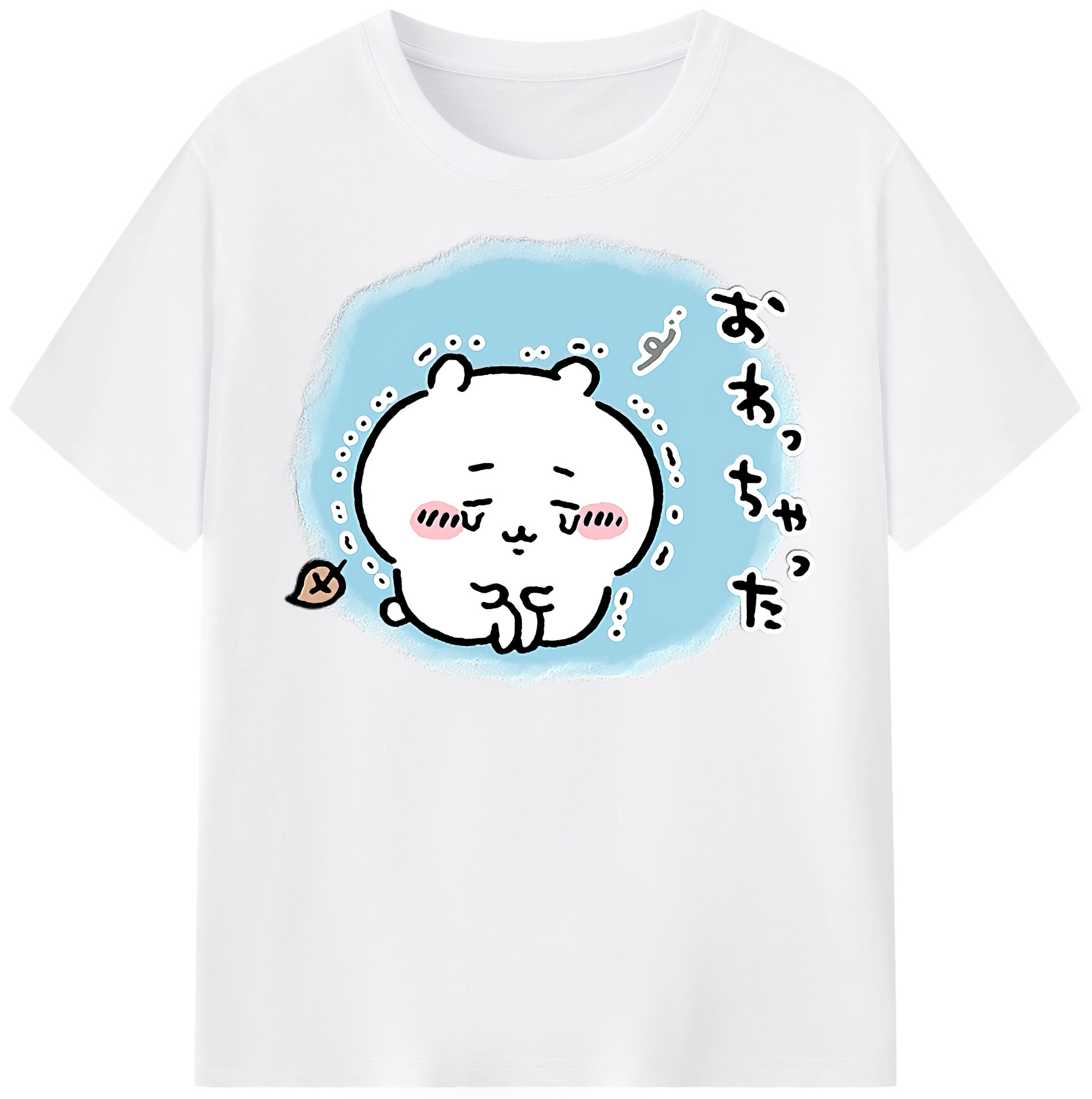（画像用） ちいかわ ちいかわ Chii-kawa chiikawa 綿100％半袖Tシャツ（フロントプリント）