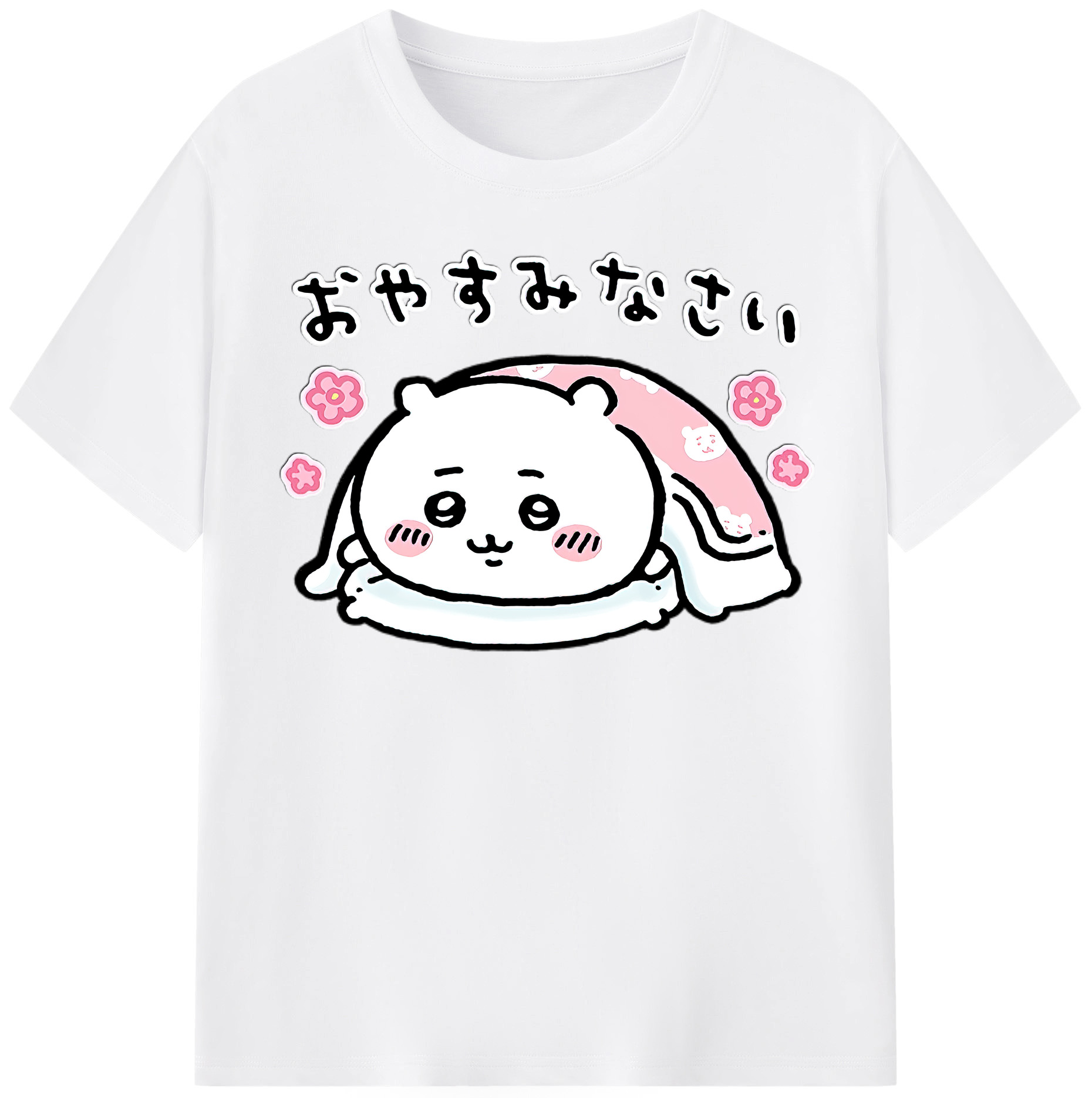 （画像用） ちいかわ ちいかわ Chii-kawa chiikawa 綿100％半袖Tシャツ（フロントプリント）