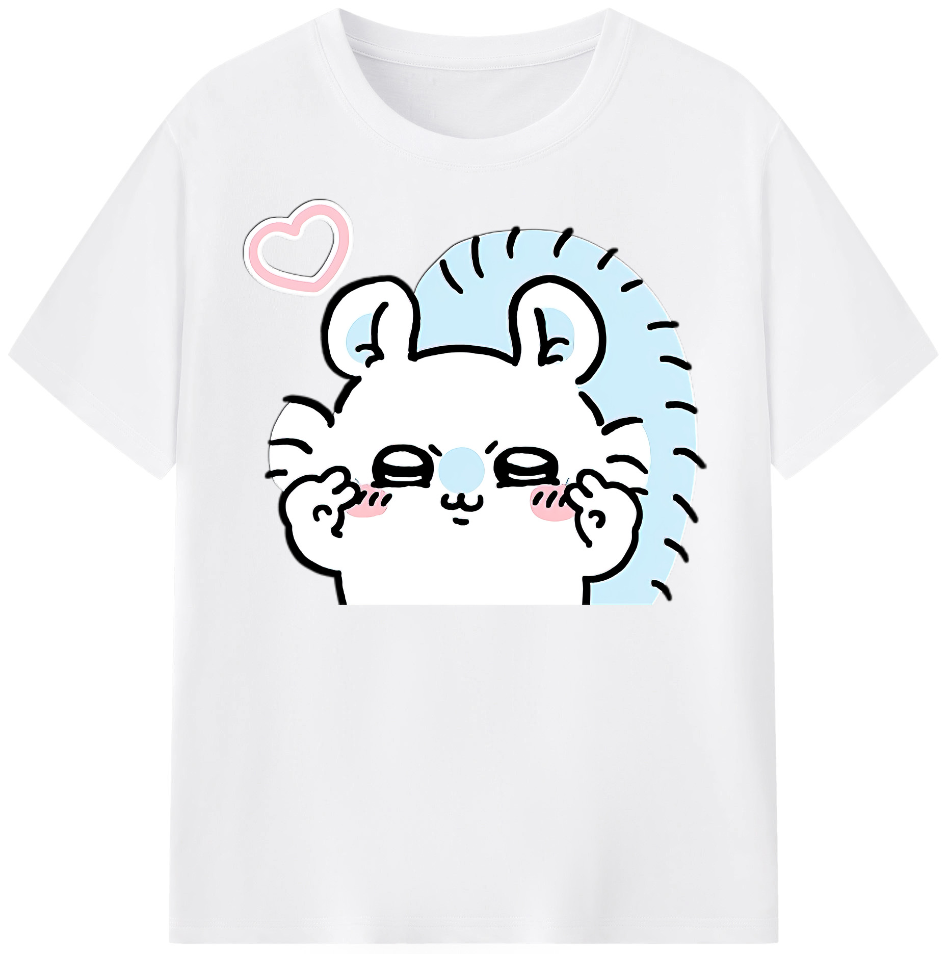 （画像用） ちいかわ モモンガ Chii-kawa Momonga 綿100％半袖Tシャツ（フロントプリント）